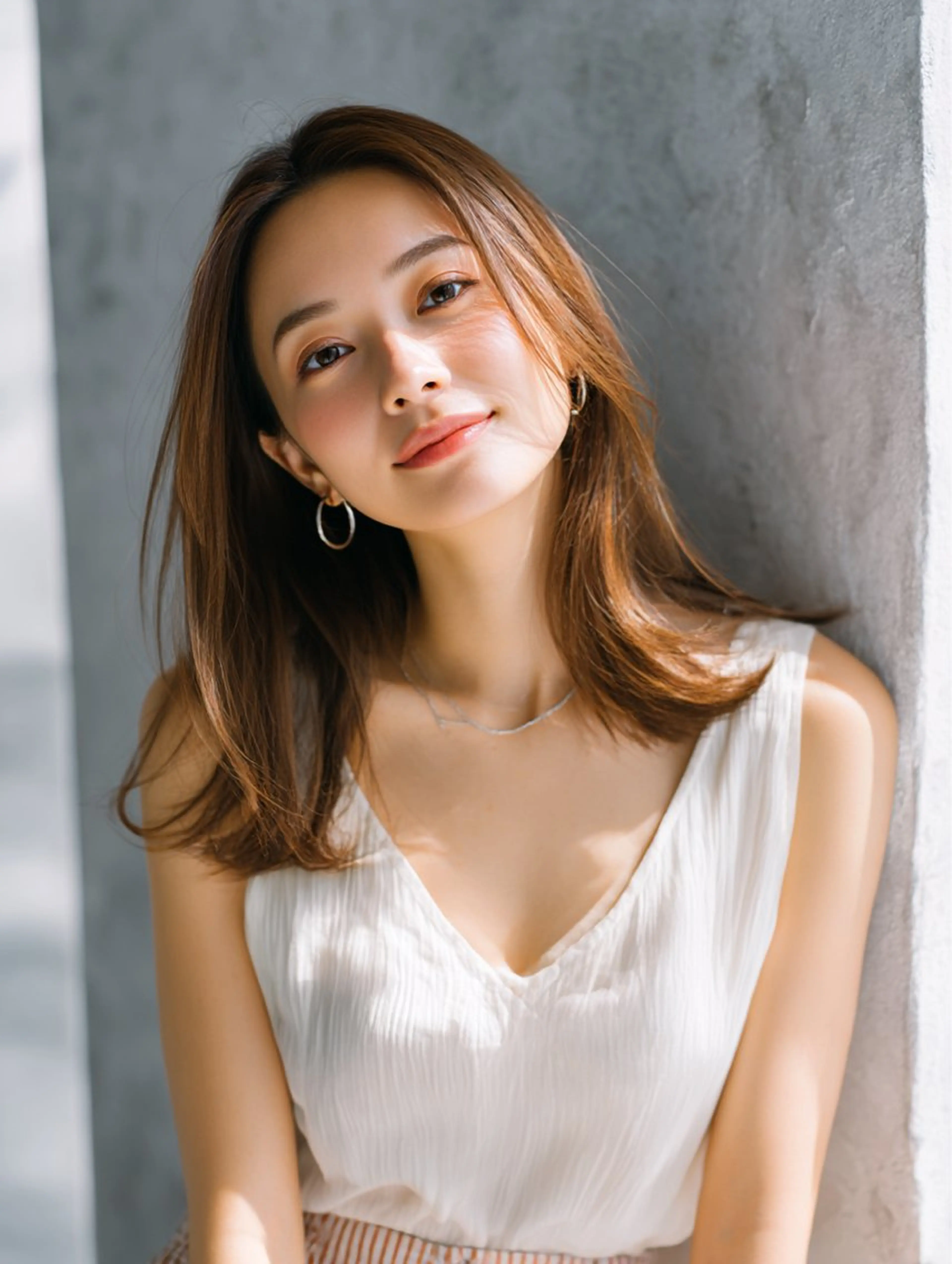 セミロング カラー ulu-ウル所属・北川 大輔のヘアスタイル