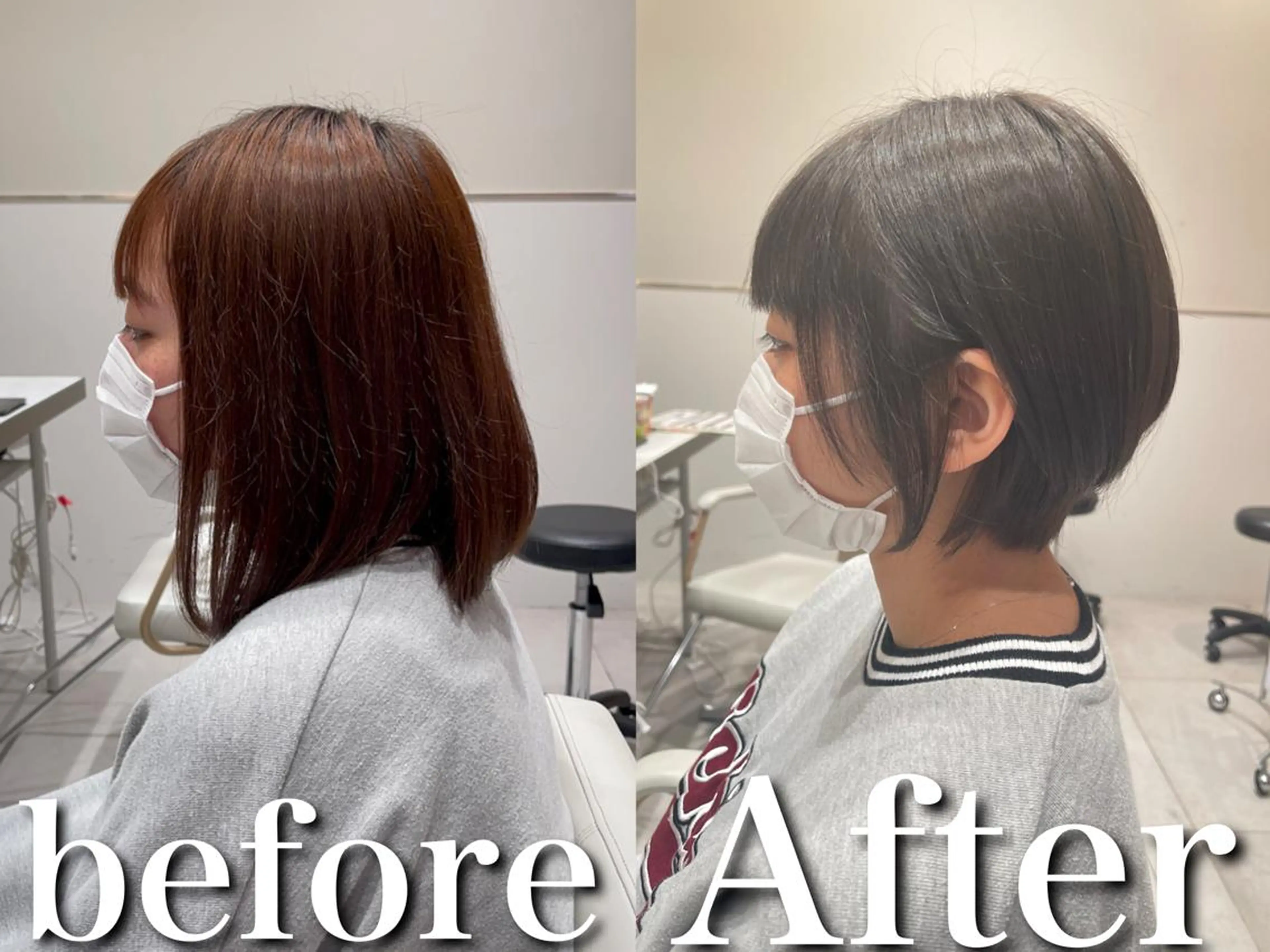 ショート 顔周り特化/韓国ヘア /レイヤー/吉野幸大のヘアスタイル