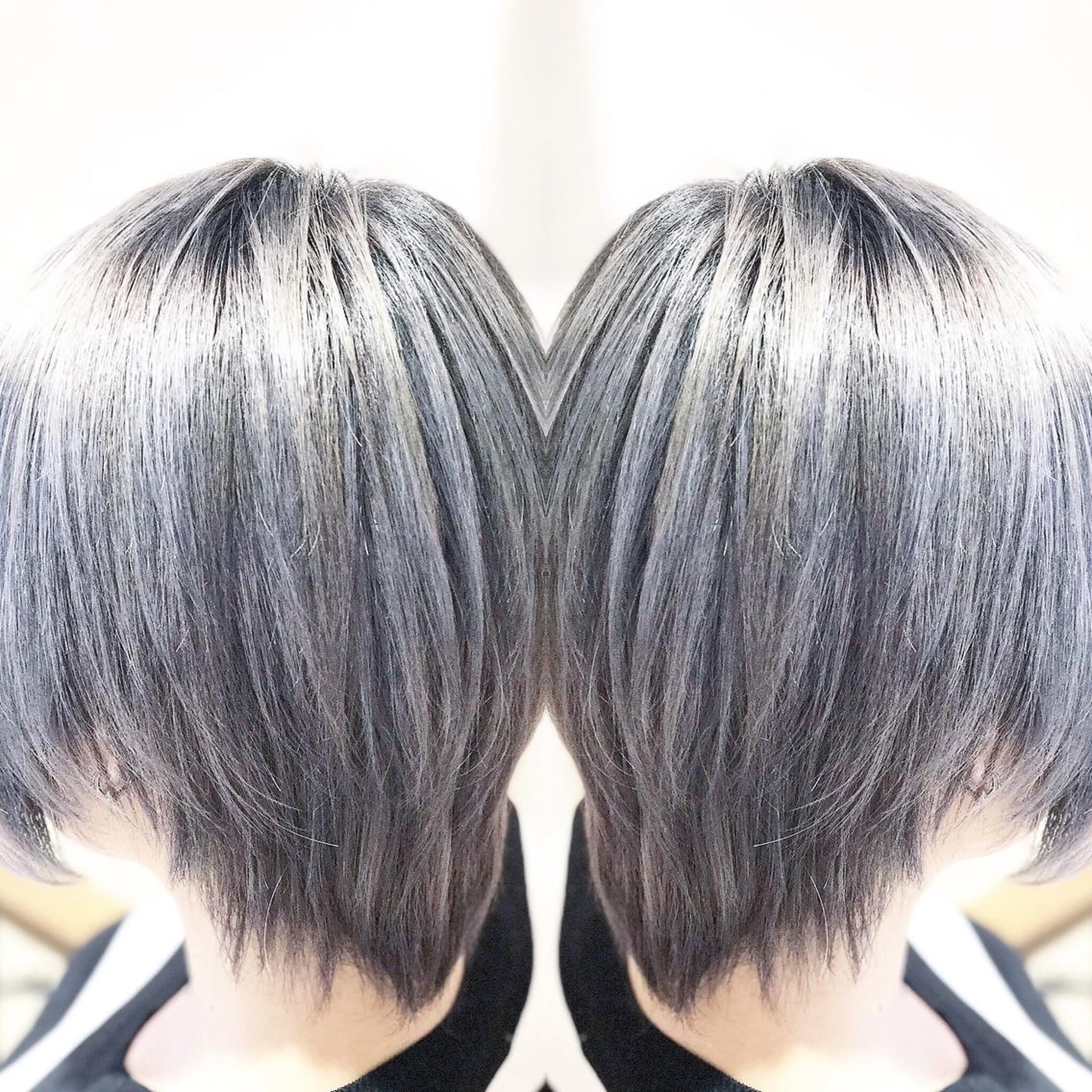 ショート カラー 及川シゲル 髪質改善講師のヘアスタイル