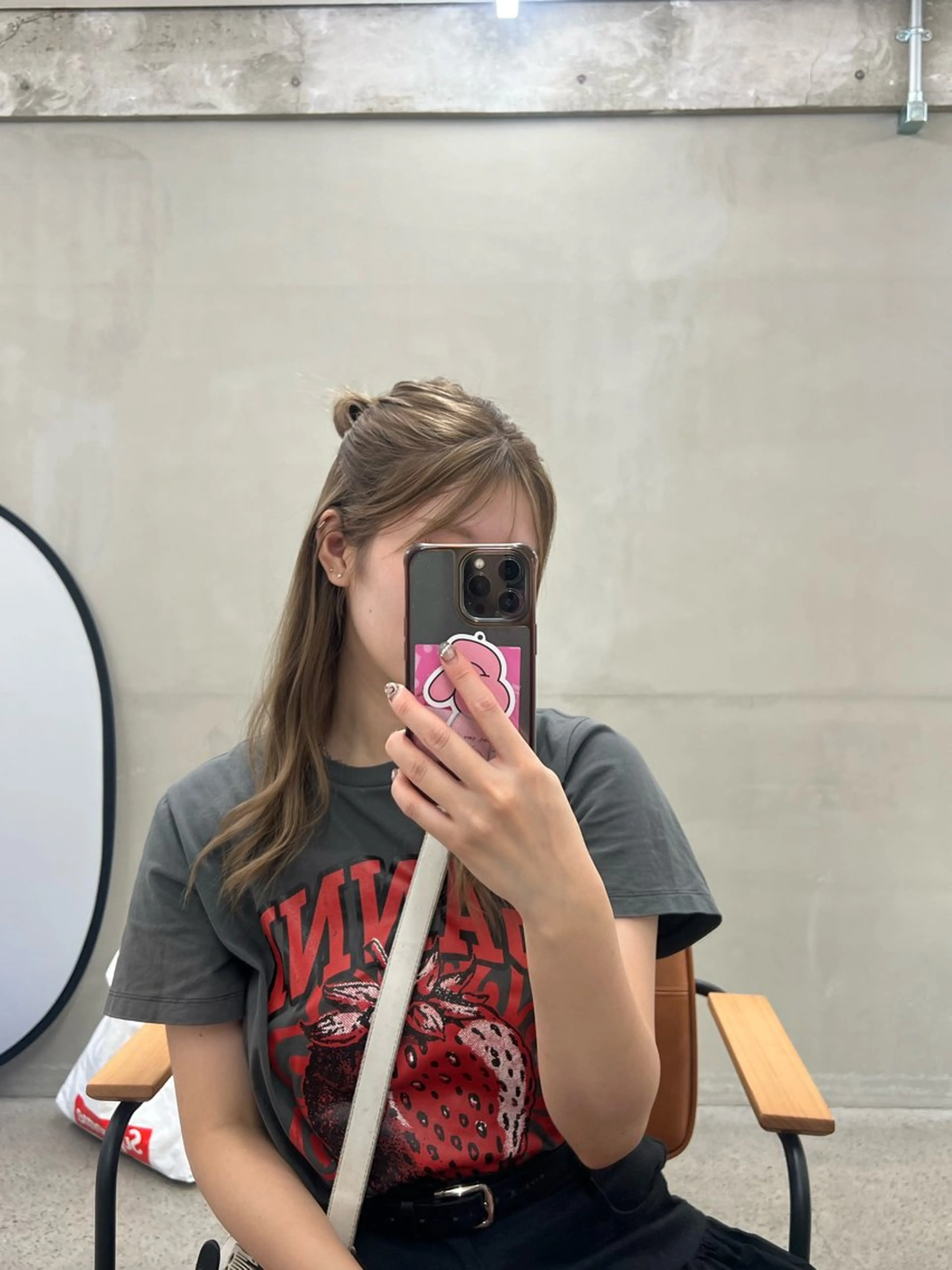 カラー ベージュカラー ブリーチ オリーブベージュ 🎀ベージュカラー/ kae🎀のヘアスタイル