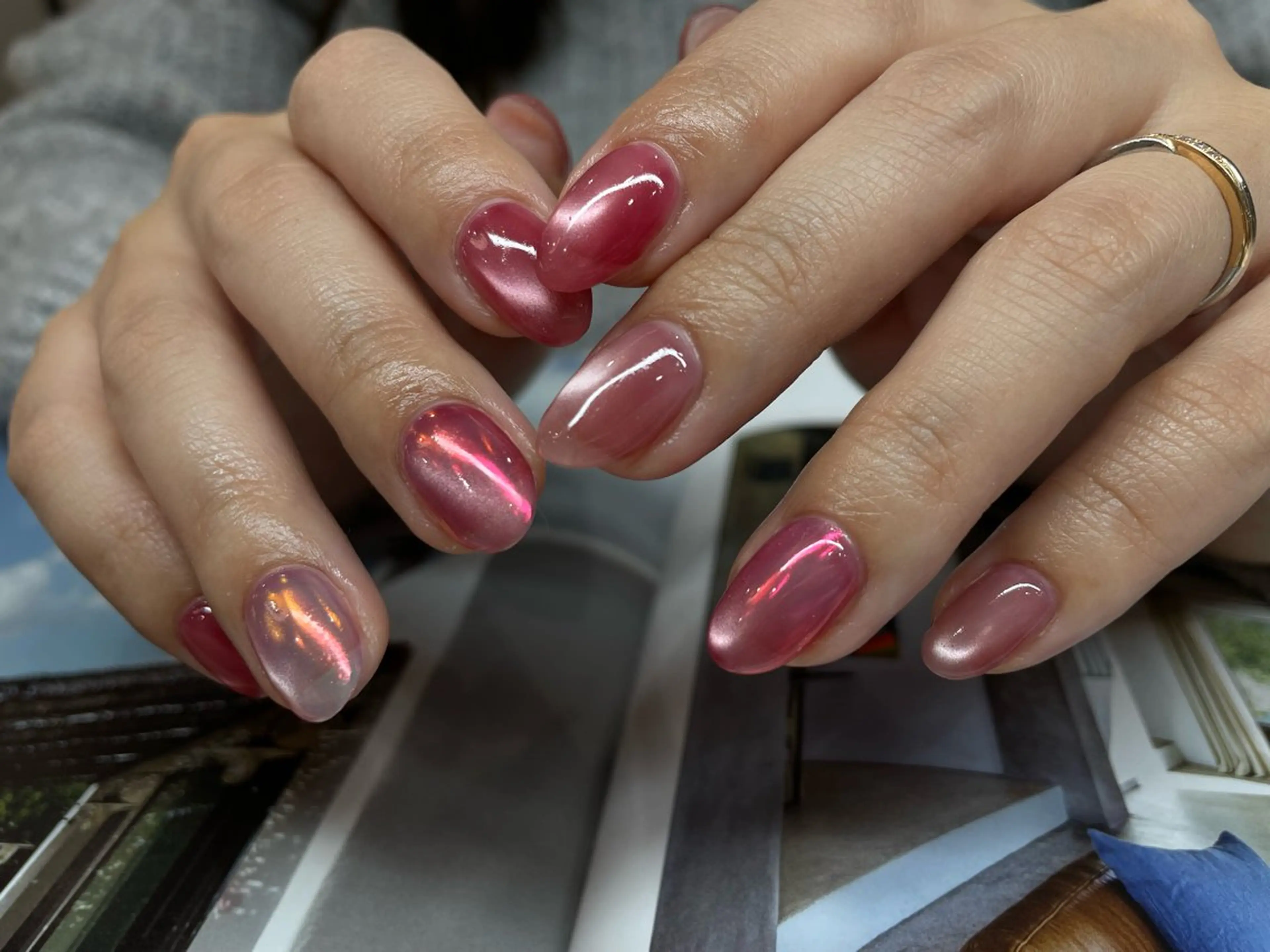 ネイル マグネットネイル écrin所属・kouno megumiのネイルデザイン