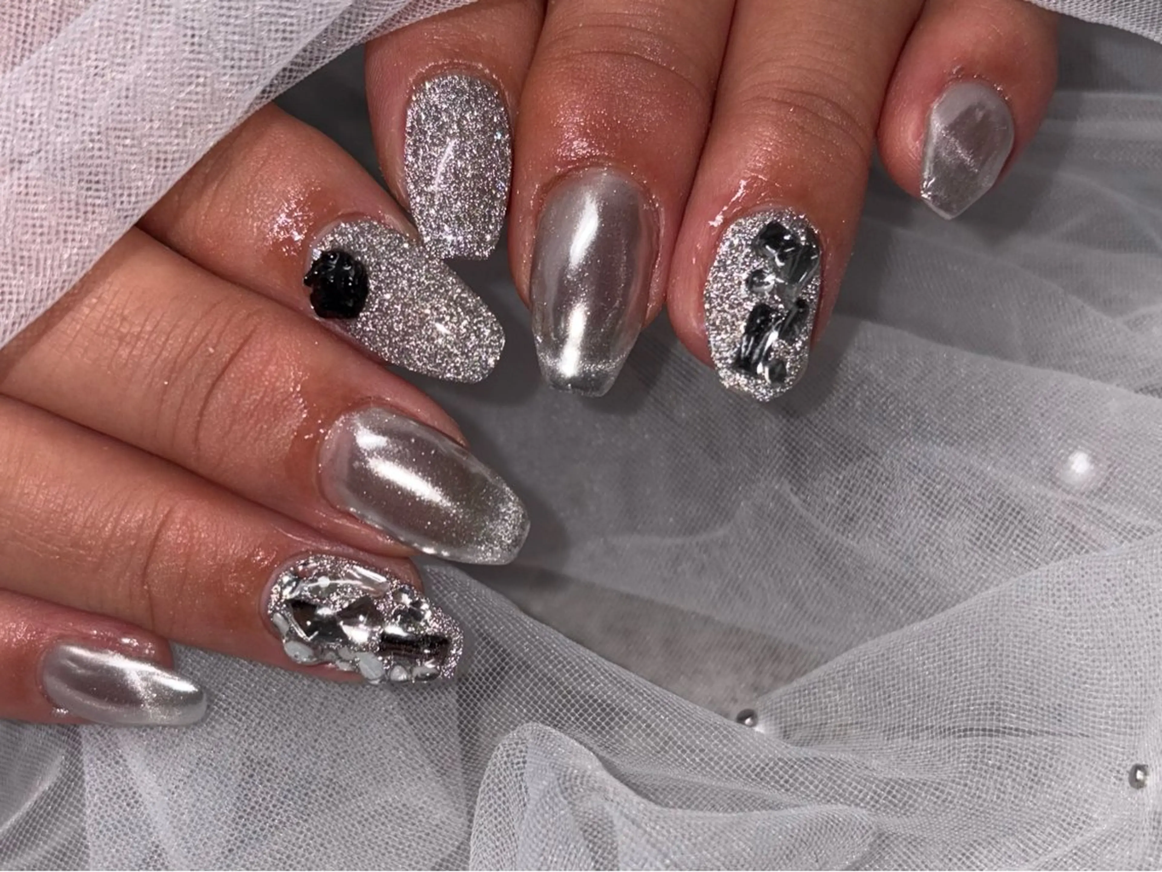 ネイル フラッシュネイル ハンドネイル Lien de sun所属・Lien miのネイルデザイン