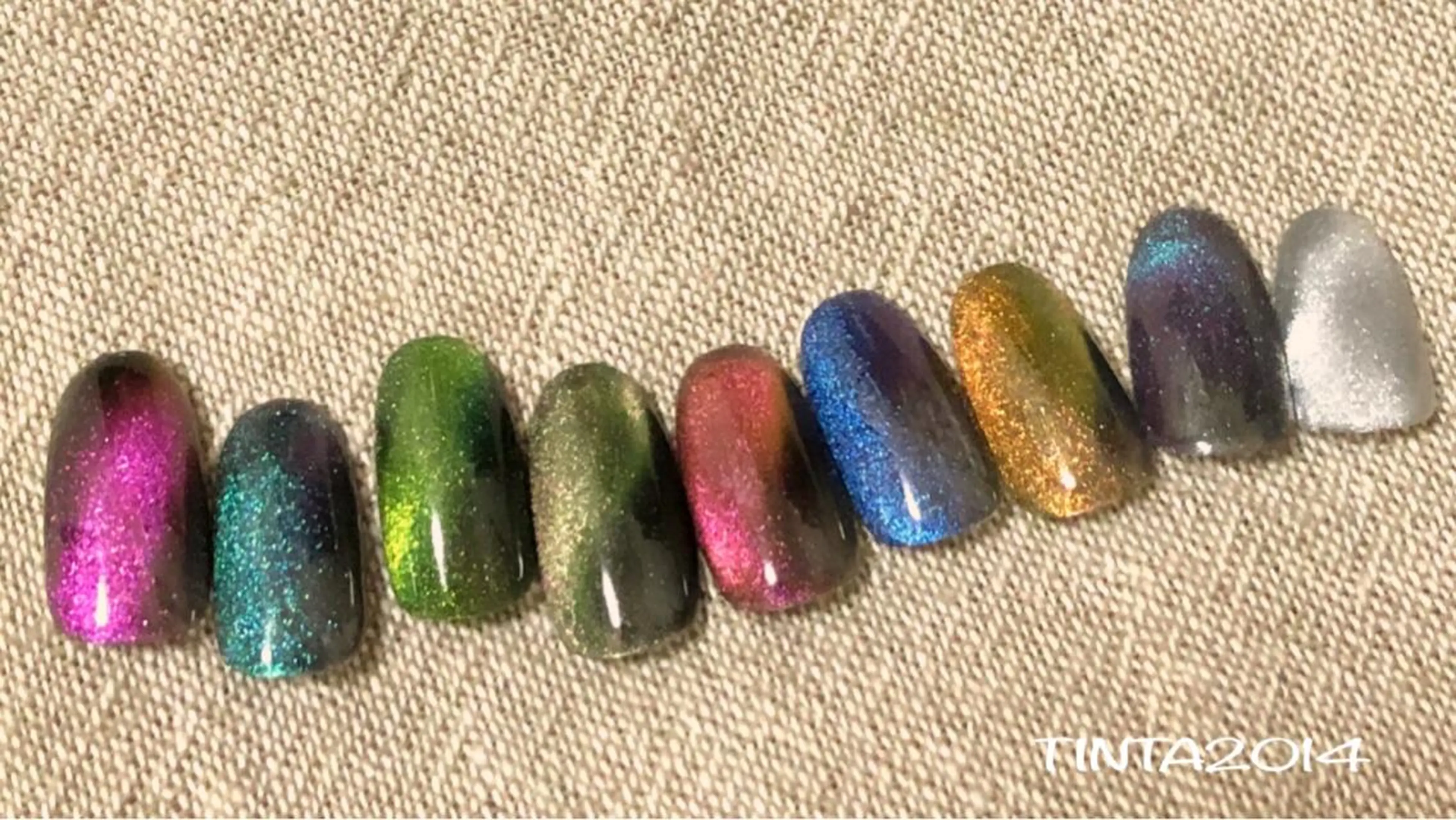 ネイル ジェルネイル マグネットネイル ネイルサロン ティンタ所属・馬場 典子のネイルデザイン