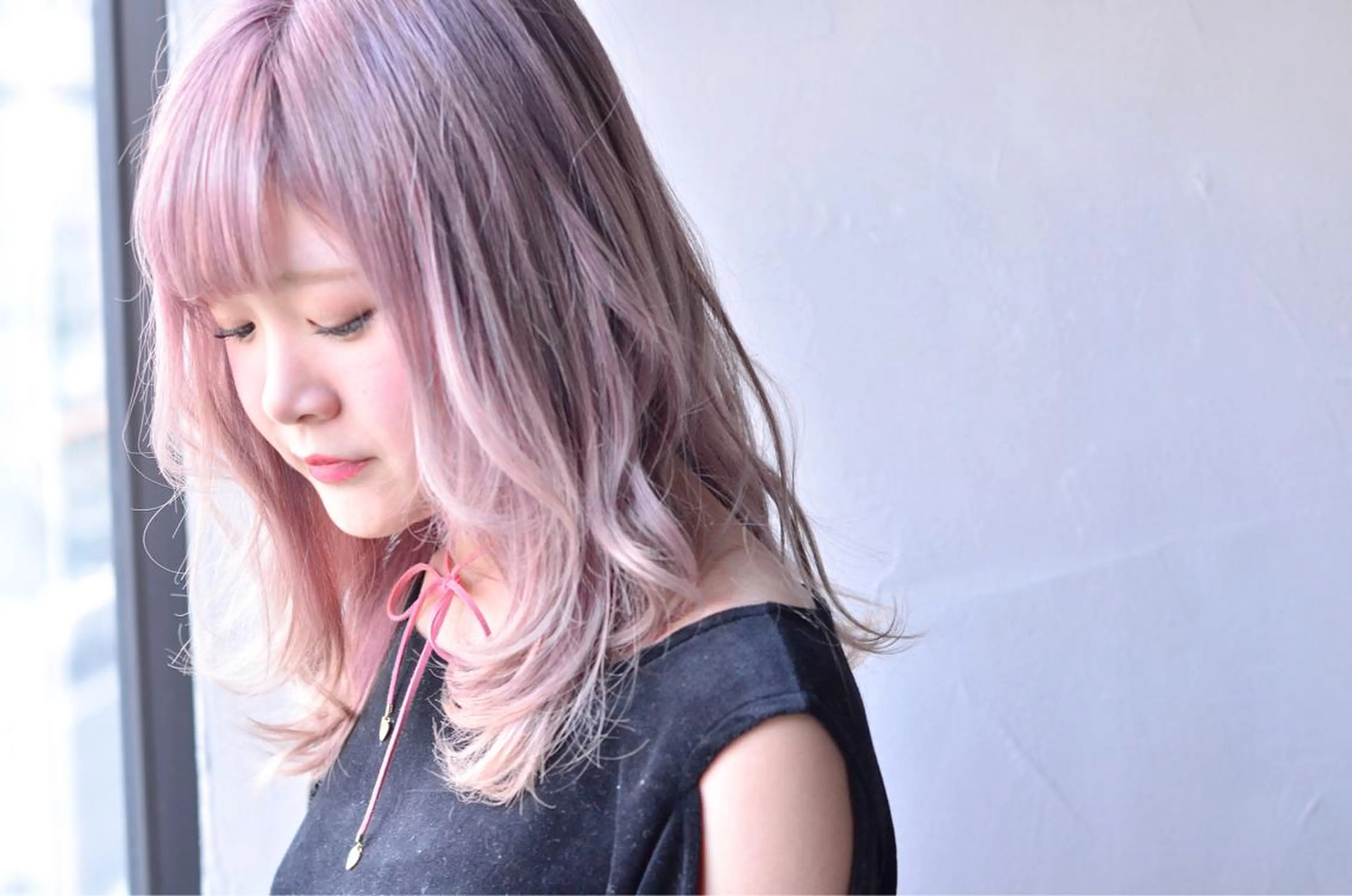 セミロング ロング カラー パーマ ヘアアレンジ グラデーションカラー autre所属・大久保 ひでなりのヘアスタイル