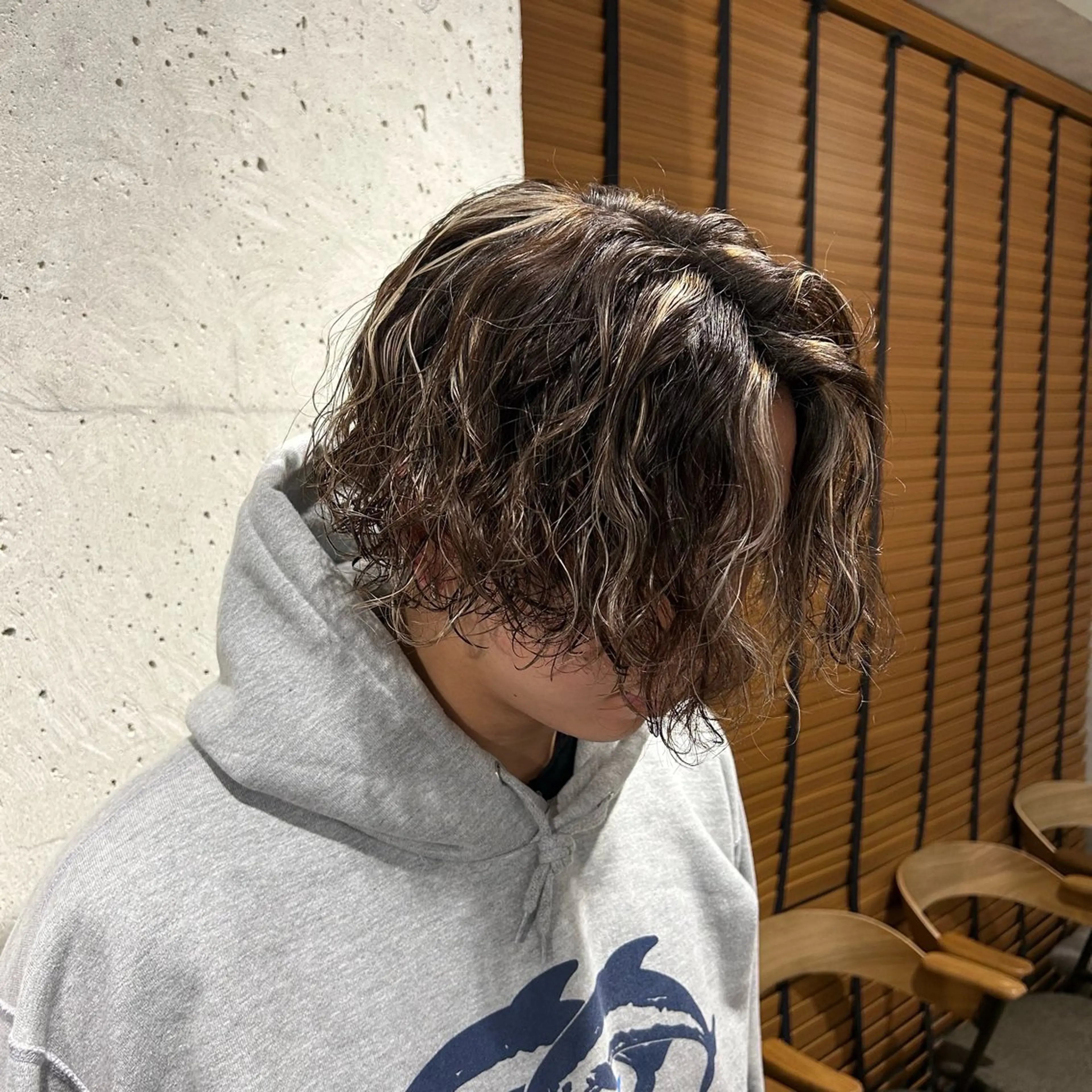 ショート カラー パーマ メンズ Emerge横浜所属・JURI 🎀透明感カラー🎀のヘアスタイル