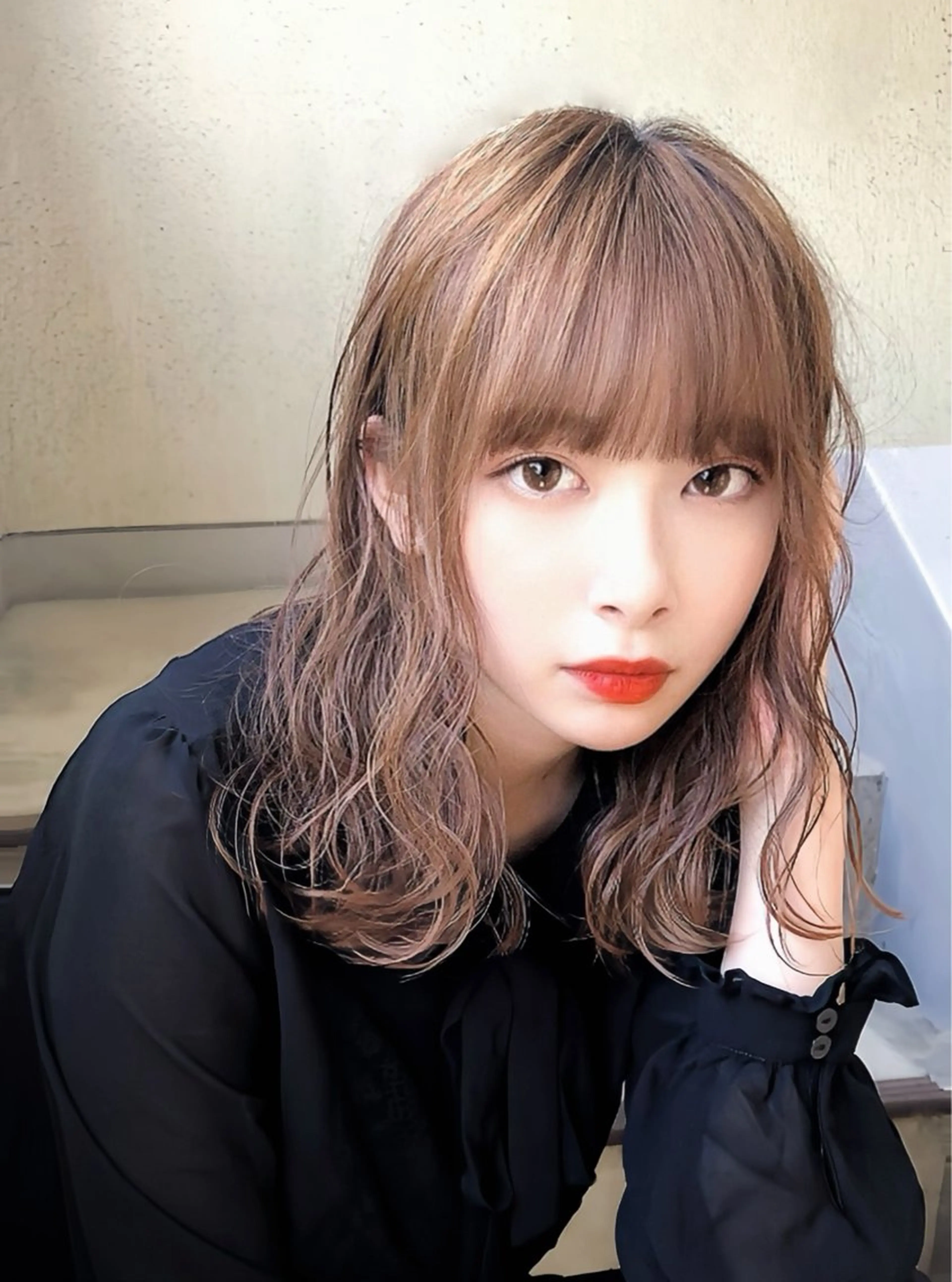 ミディアム カラー パーマ ミディアムパーマ ベージュカラー コーラルベージュ カット ヘアカラー パーマ トリートメント DIPTH(ディプス)   by   ila所属・【 DIPTH 】 代表コウキ🥇のヘアスタイル