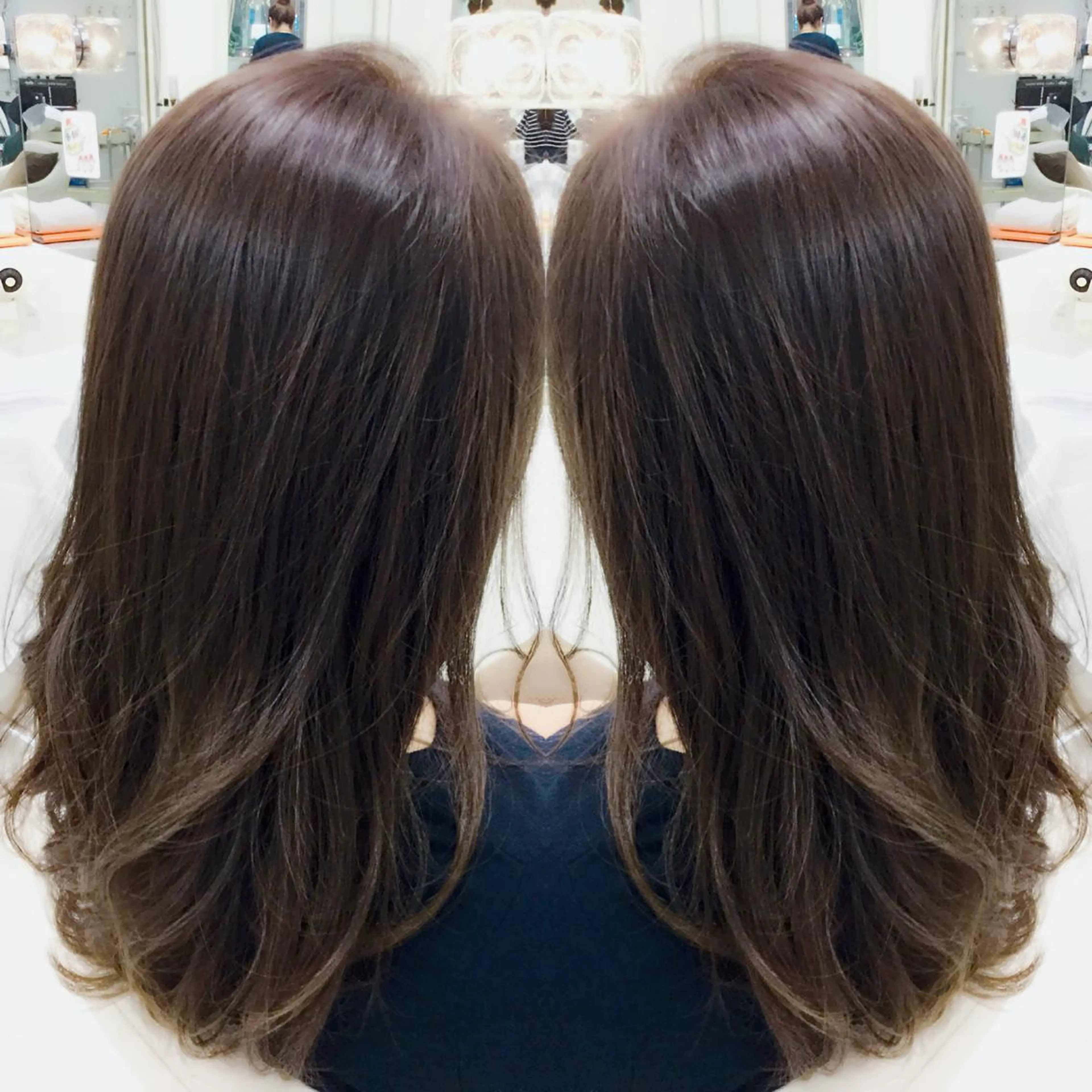 ロング カット ヘアカラー トリートメント アルター森川  義則のヘアスタイル