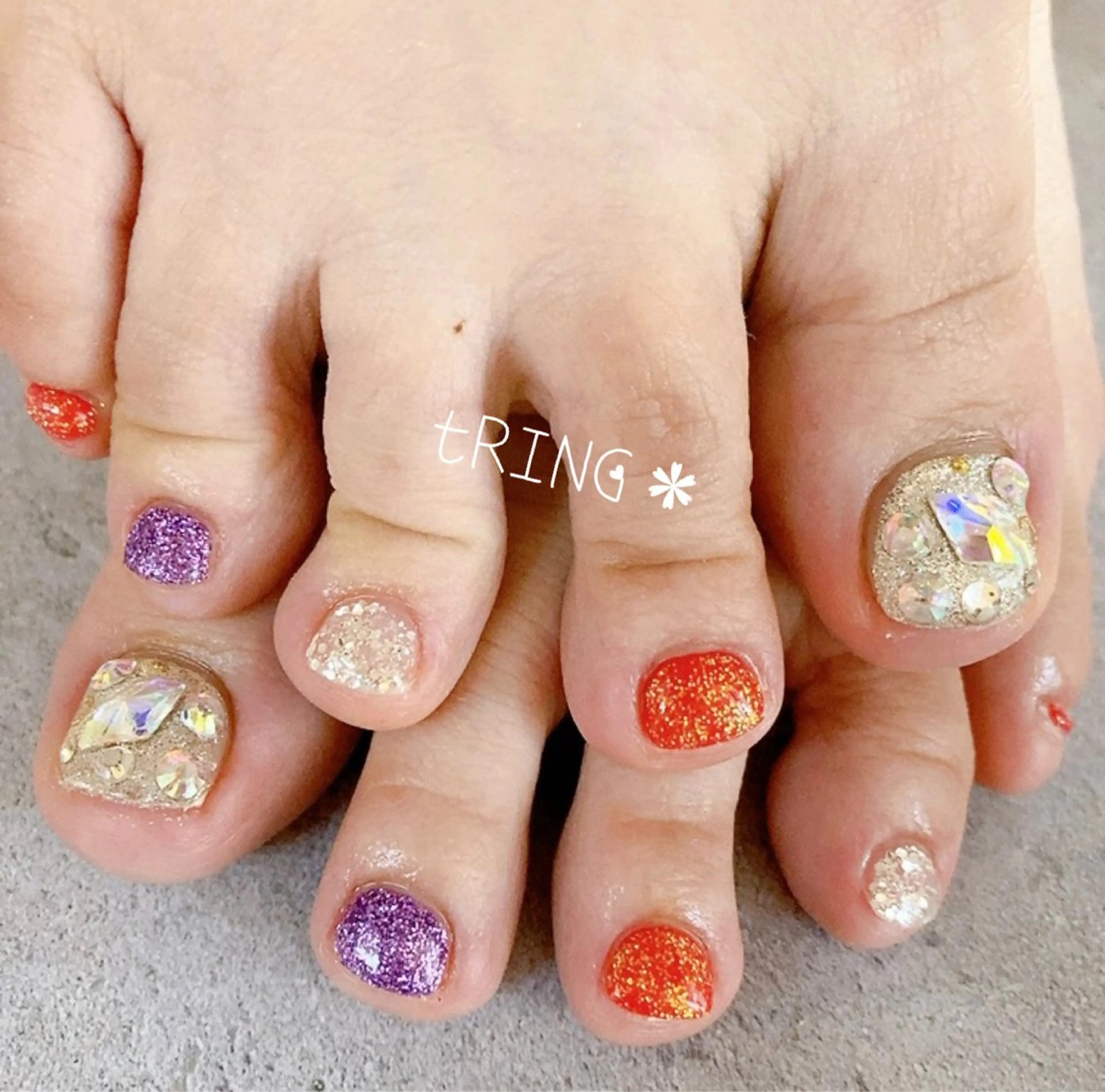 ネイル フットネイル tRING＊ しいの木台のネイルデザイン