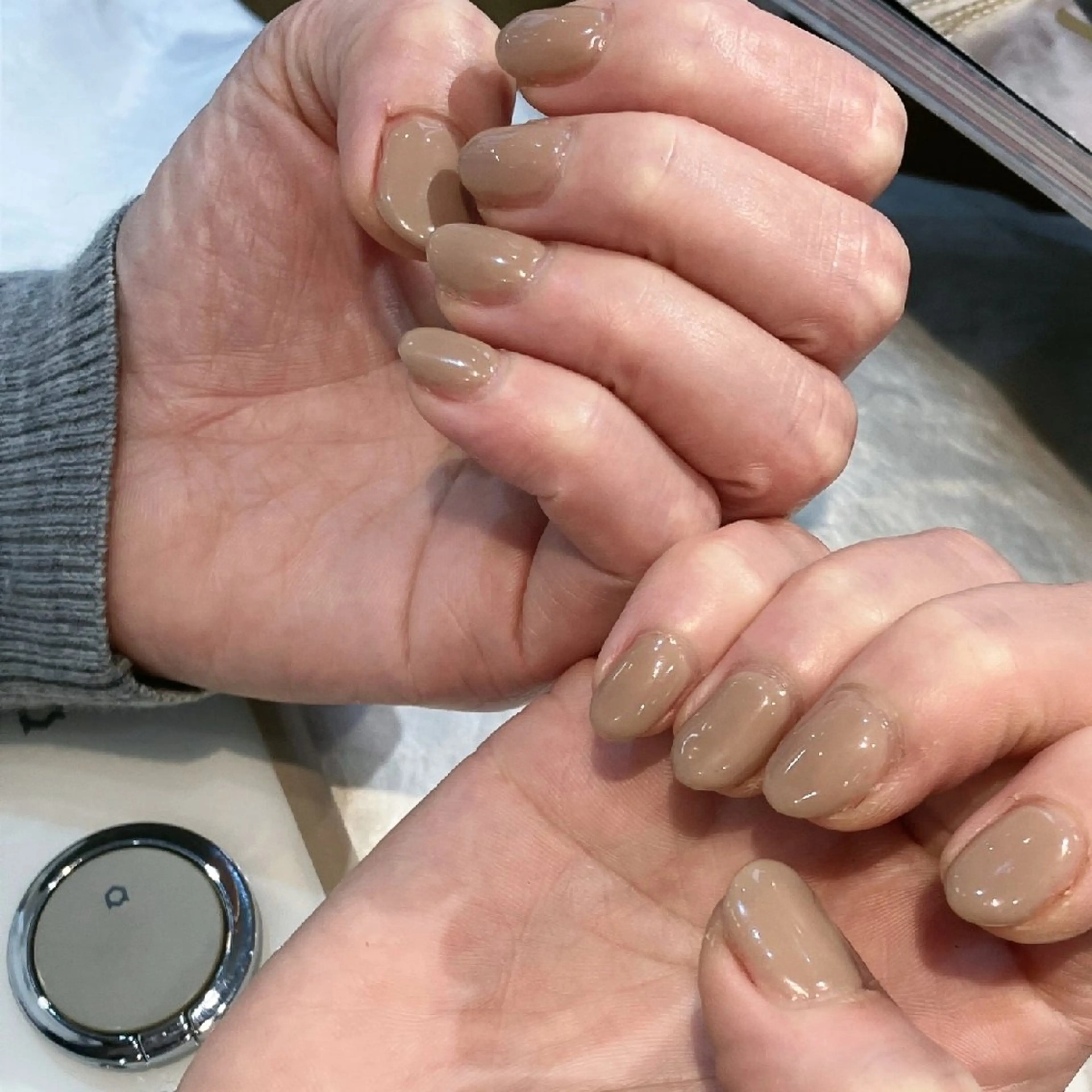 ネイル ワンカラーネイル シンプルネイル ハンドネイル felicita服部店所属・felicita fumi♡のネイルデザイン