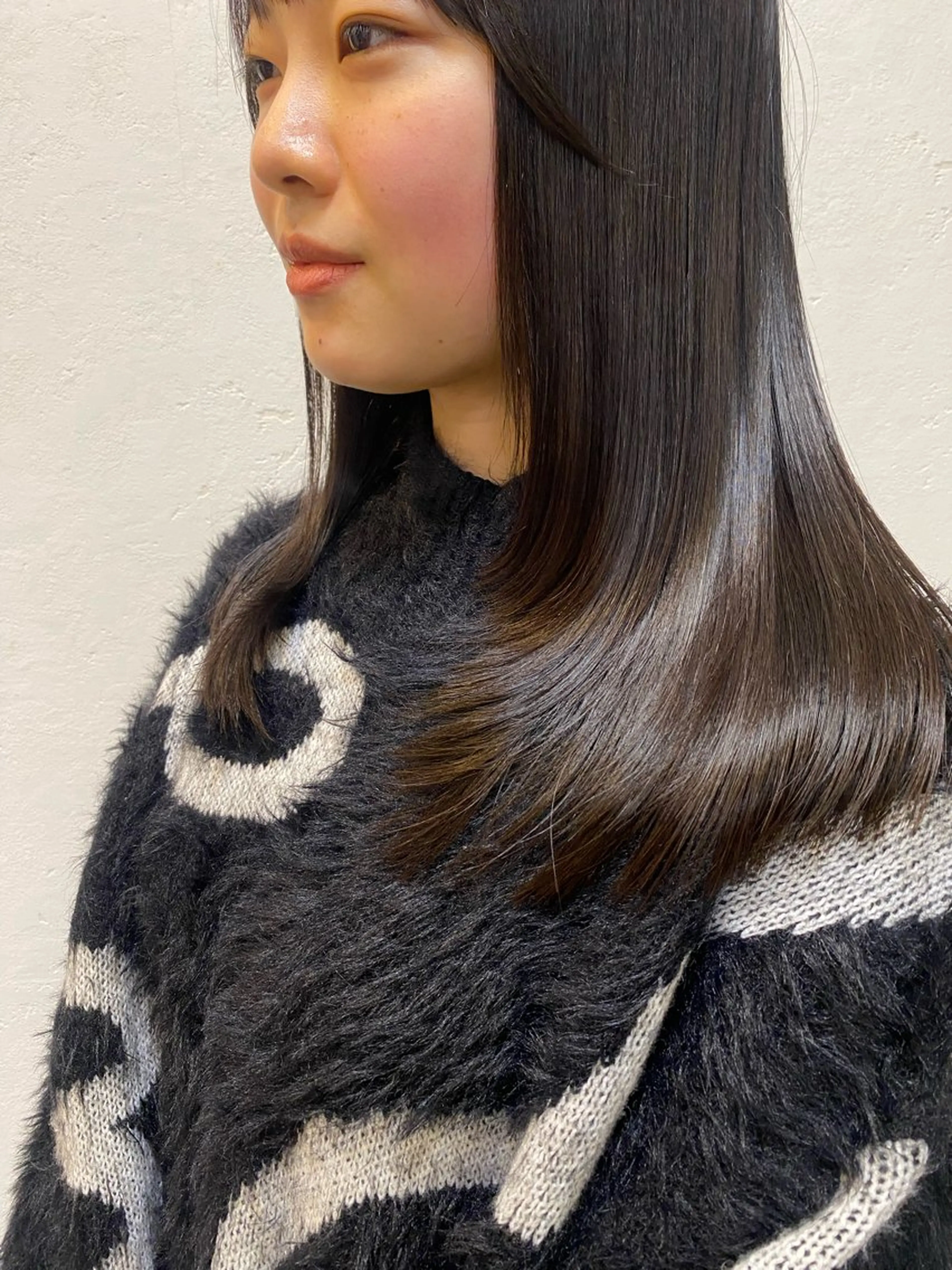 ロング レイヤーカット 安藤 沙英のヘアスタイル