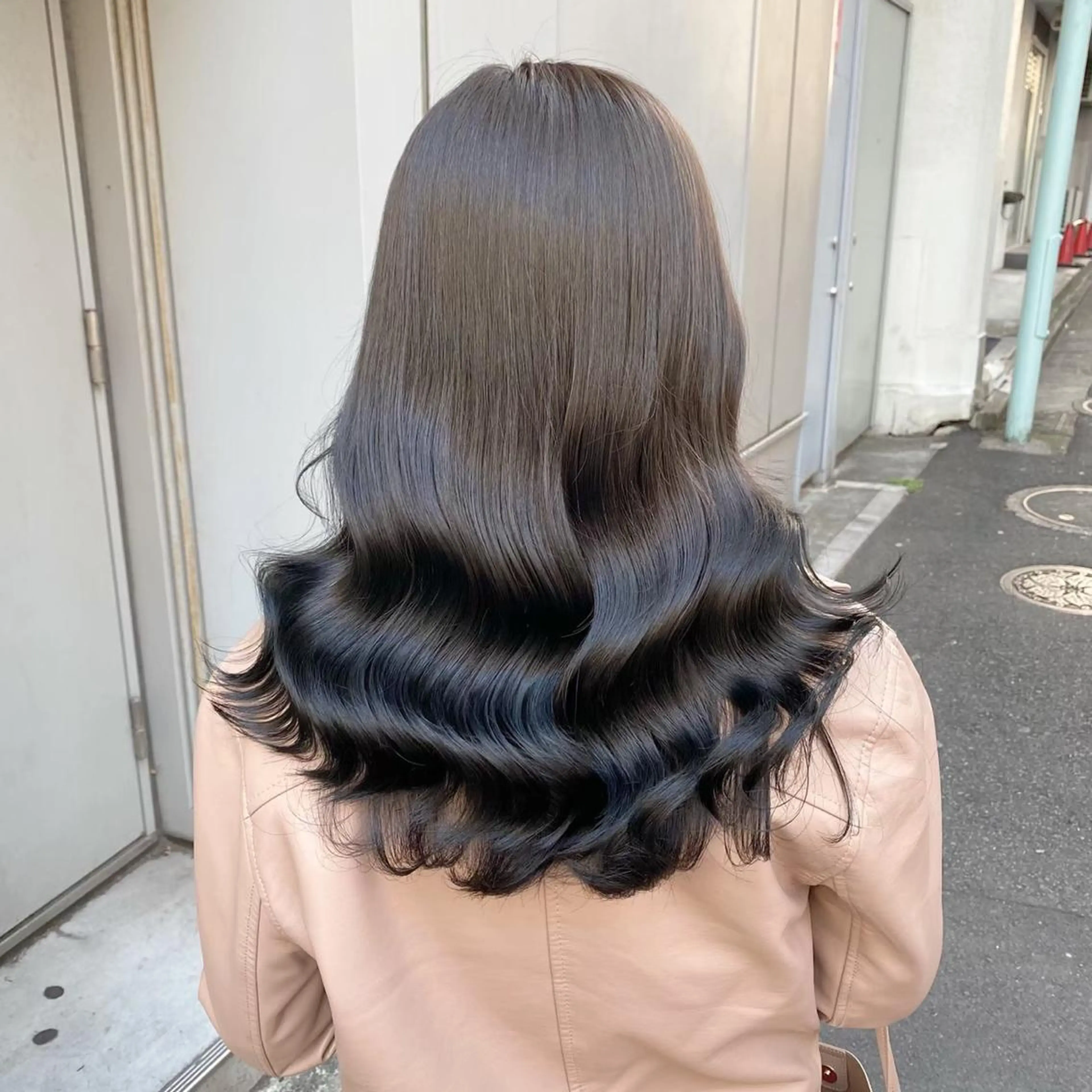 ロング カラー 💕コテ巻き風パーマ 💕KEIYA 💕のヘアスタイル