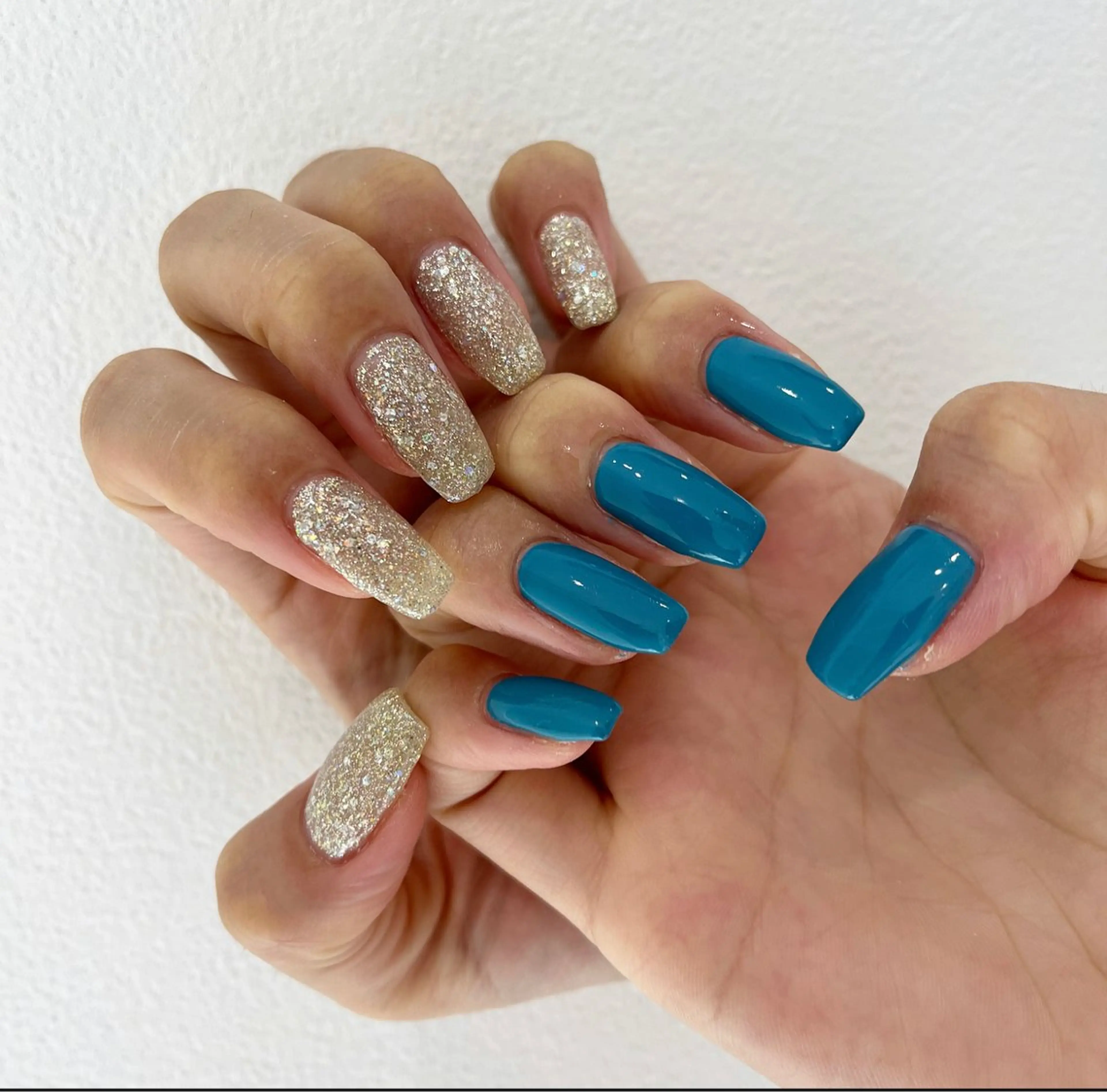 ネイル ラメ(グリッター) ワンカラーネイル #Amin所属・#Amin nail salonのネイルデザイン