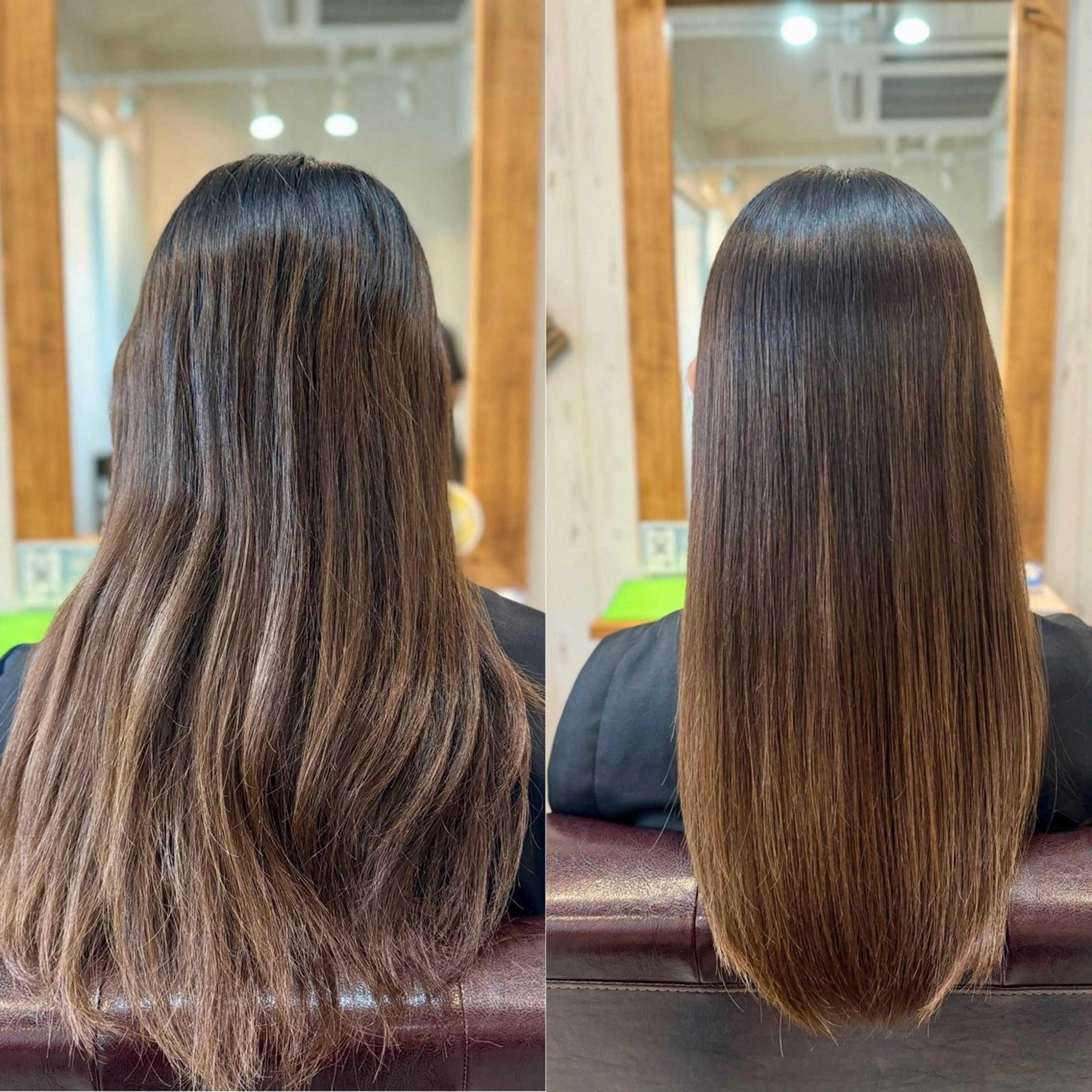 ロング カット 縮毛矯正 トリートメント 小阪 将司のヘアスタイル