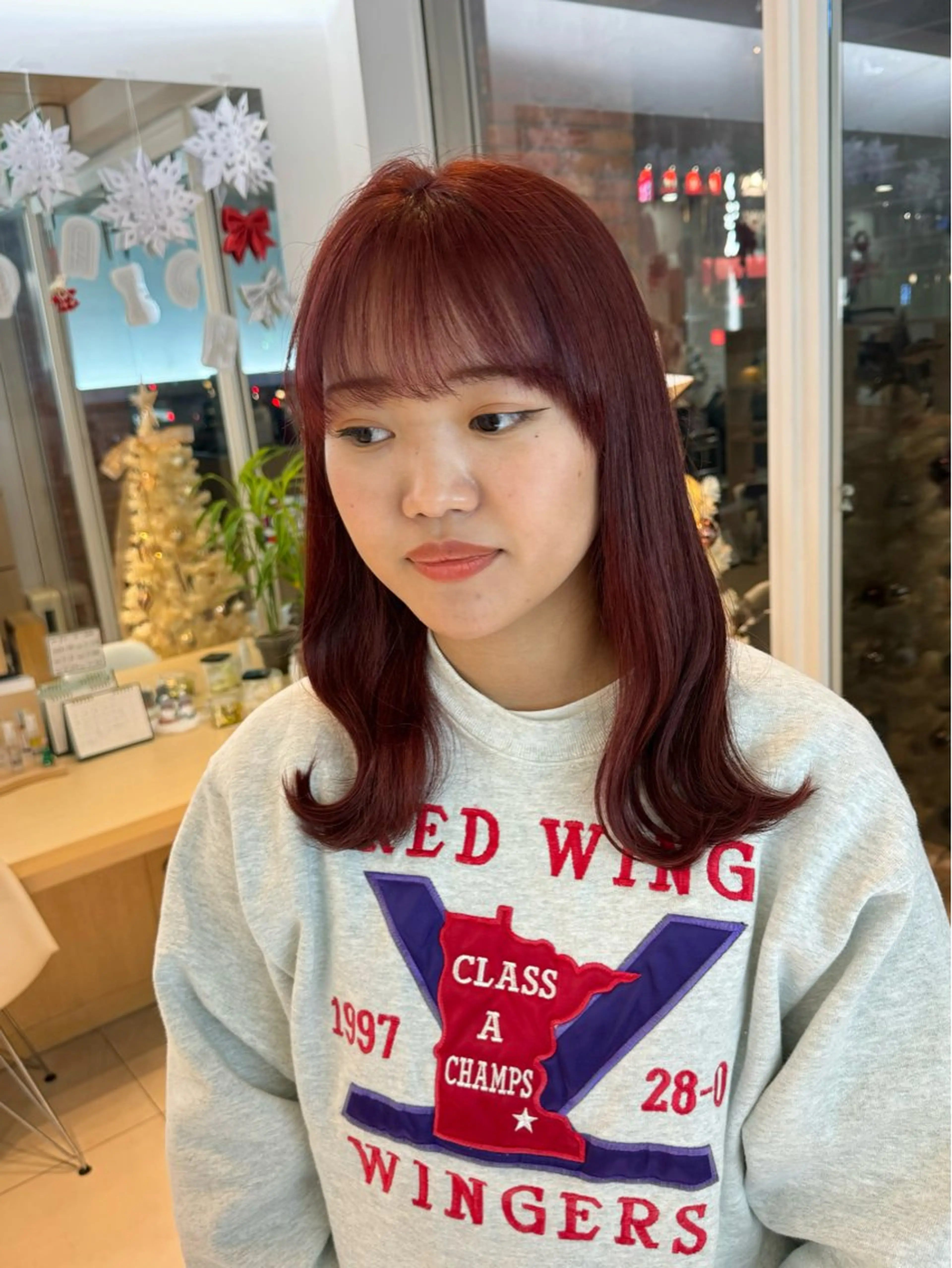 【透明感】ブリーチなしダブルカラー➕トリートメントの写真