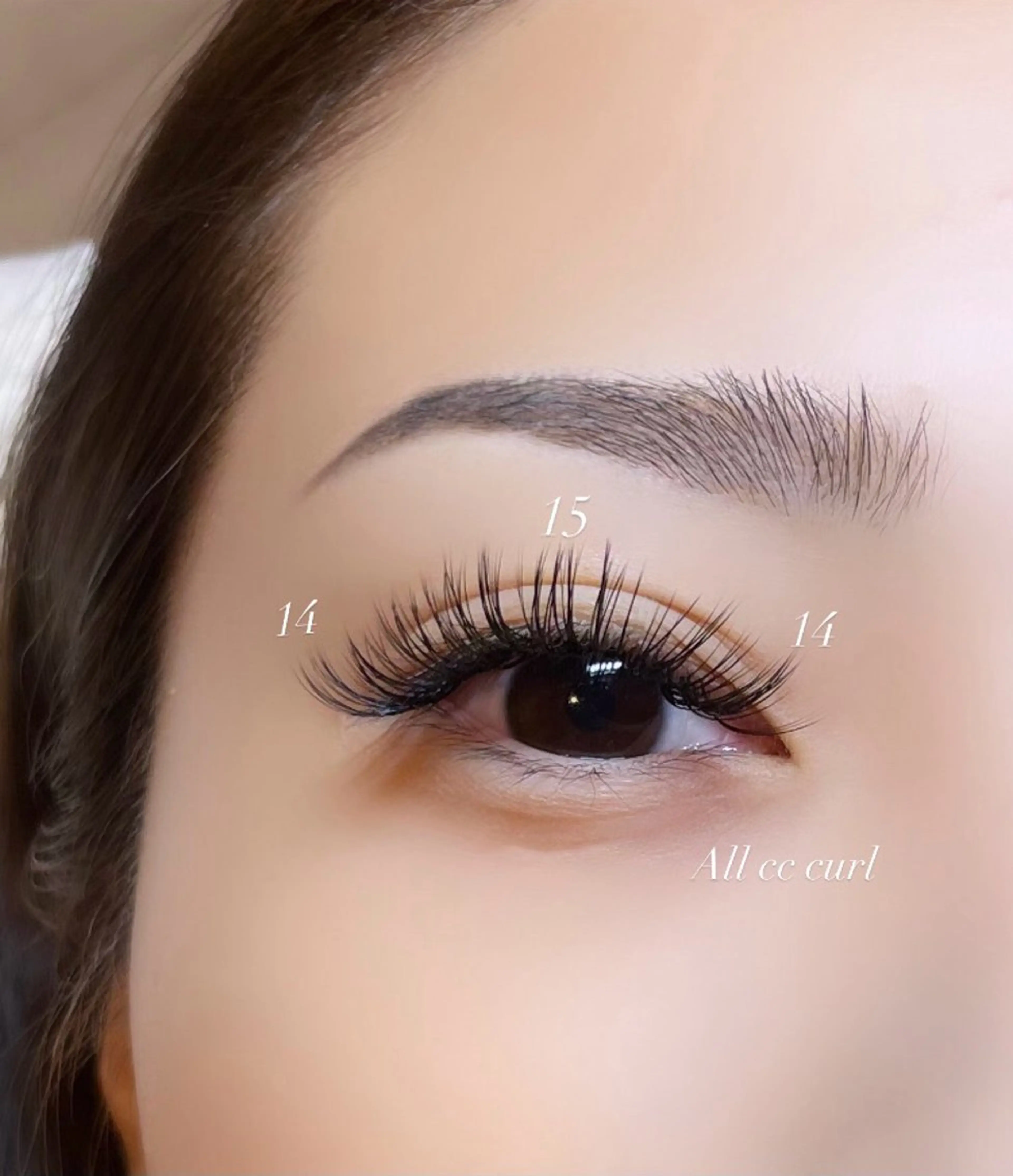 マツエク・マツパ バインドロック 束感まつ毛 ナチュラル マツエク ケアサロントトノエドコロ所属・倉敷駅前アイリスト Yuiのマツエク・マツパデザイン