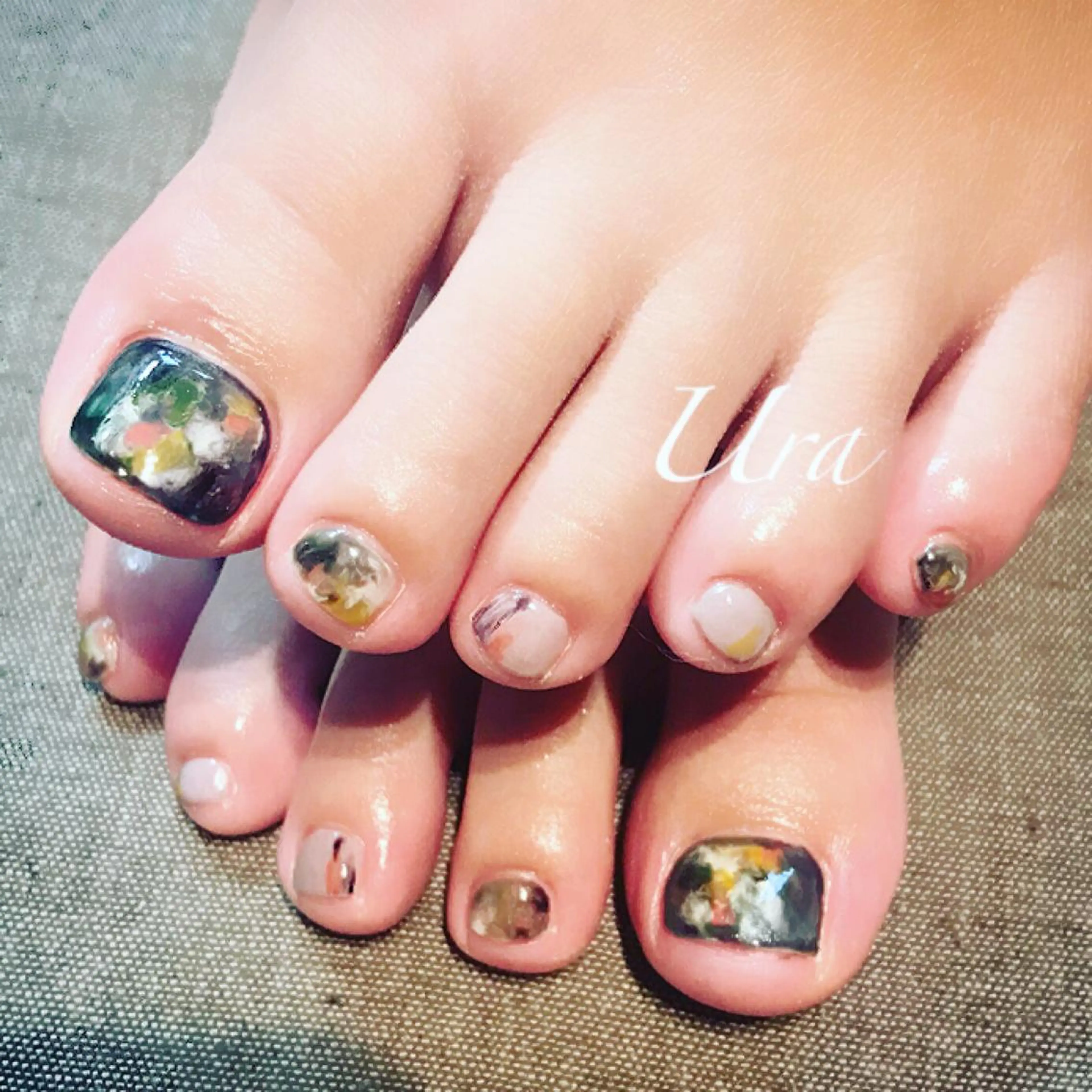 ネイル フットネイル UrakoNail 《nail》のネイルデザイン