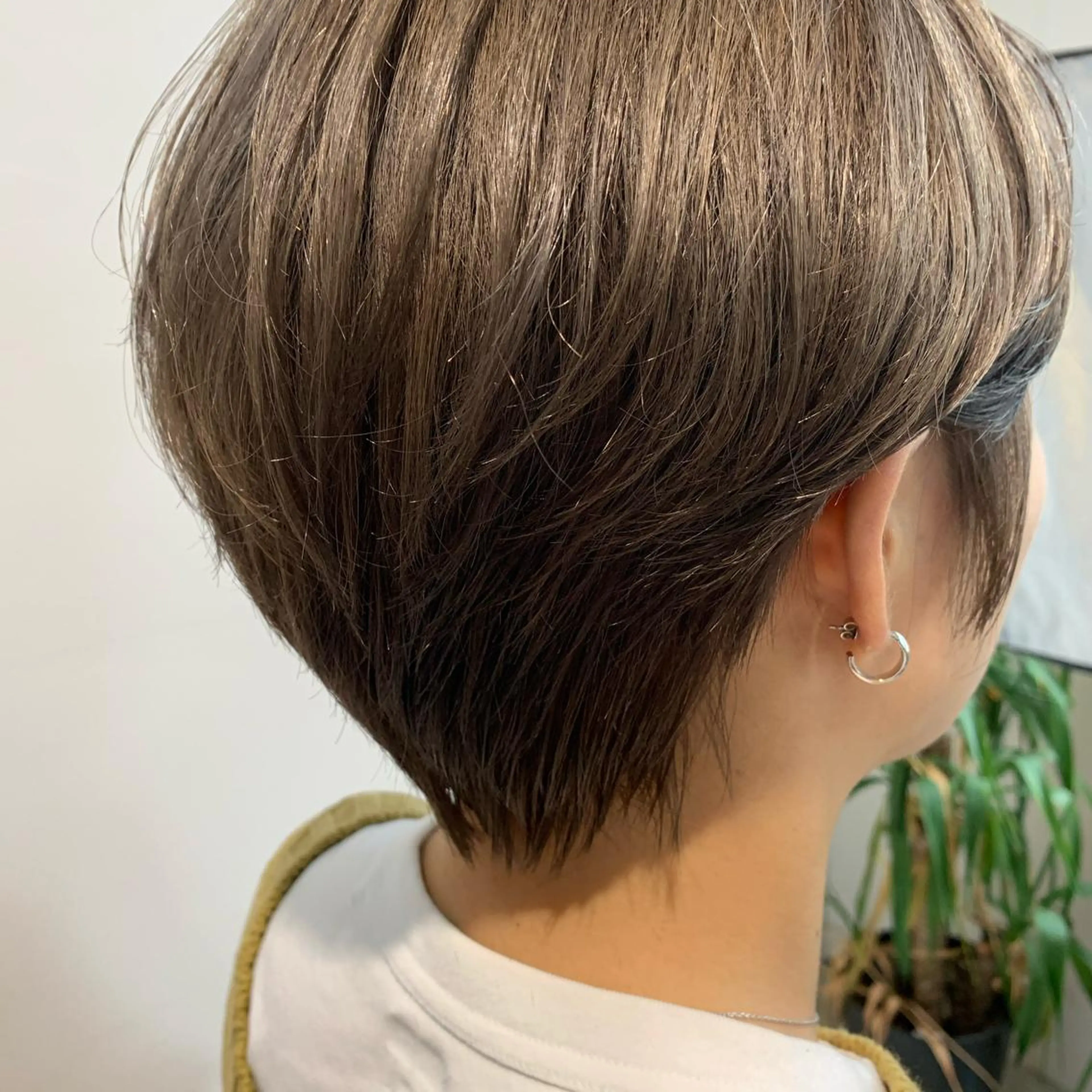 ショート カラー ハンサムショート ベージュカラー ショートヘア "小顔カット" Fuko.のヘアスタイル