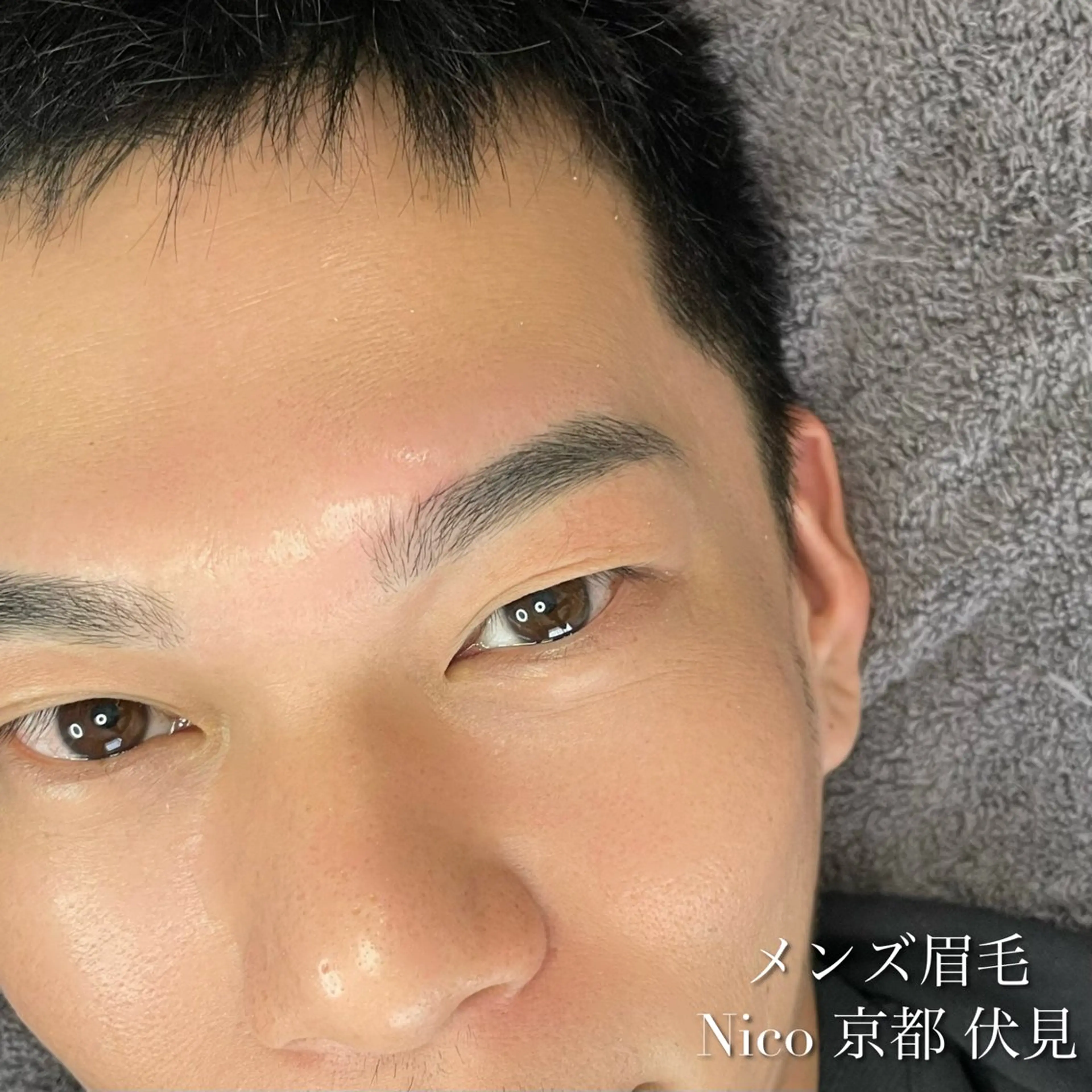 メンズ アイブロウ 眉カット メンズアイブロウ Nico　山本 晃平の眉毛・アイブロウイメージ