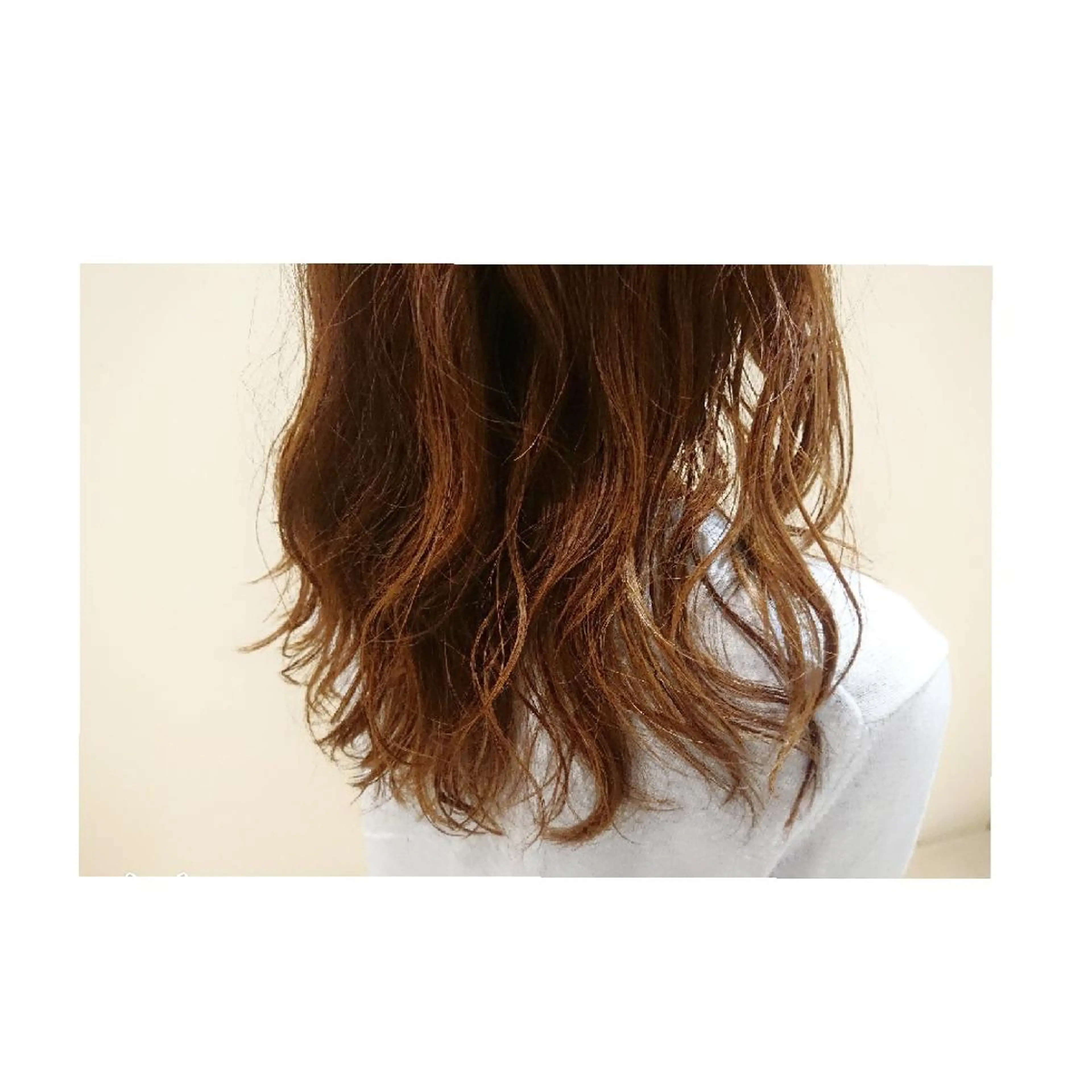 ロング パーマ ヘアアレンジ カット パーマ ◎モチマル チアキ◎のヘアスタイル