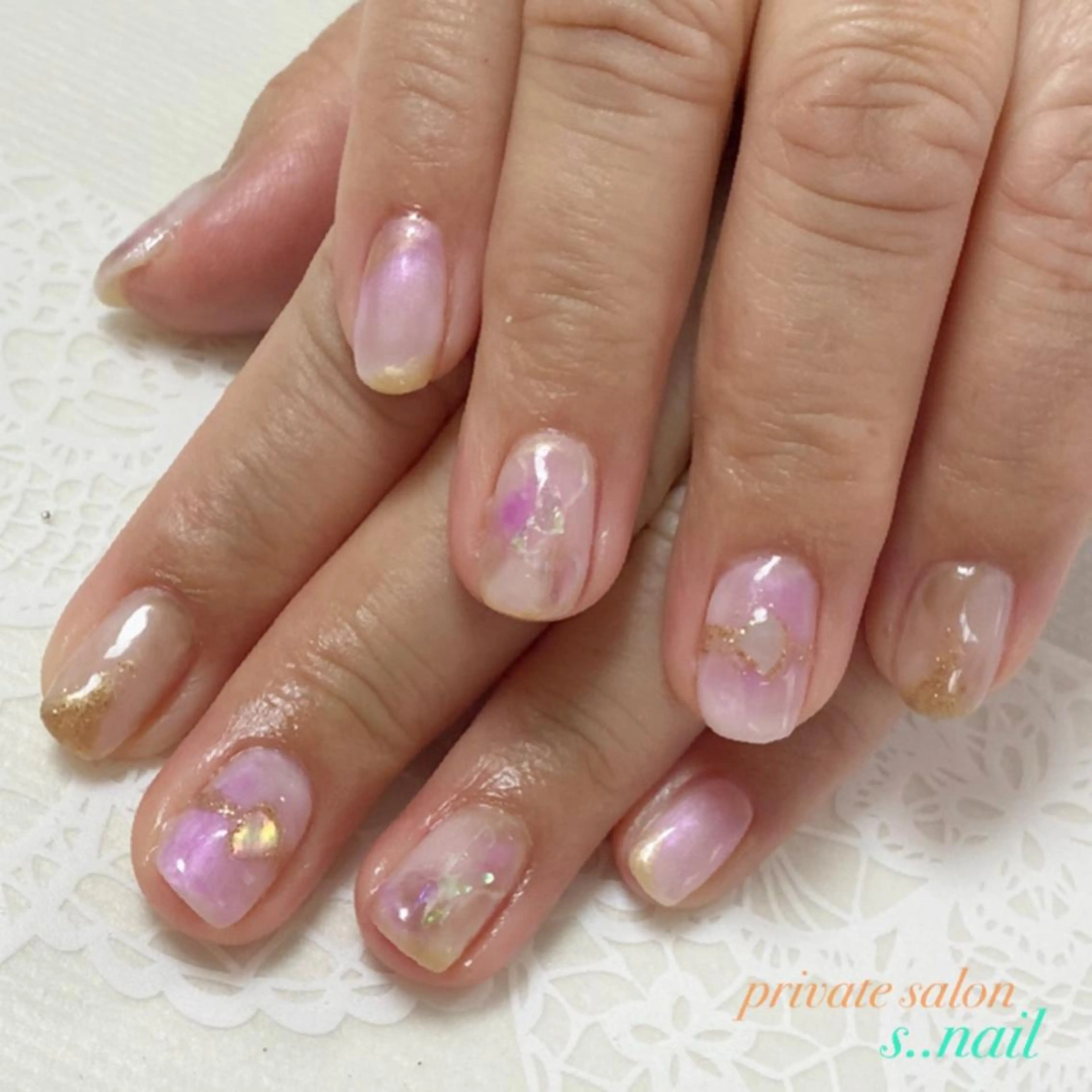 ネイル 卒業式 ハンドネイル フットネイル s..nail / MORITAのネイルデザイン