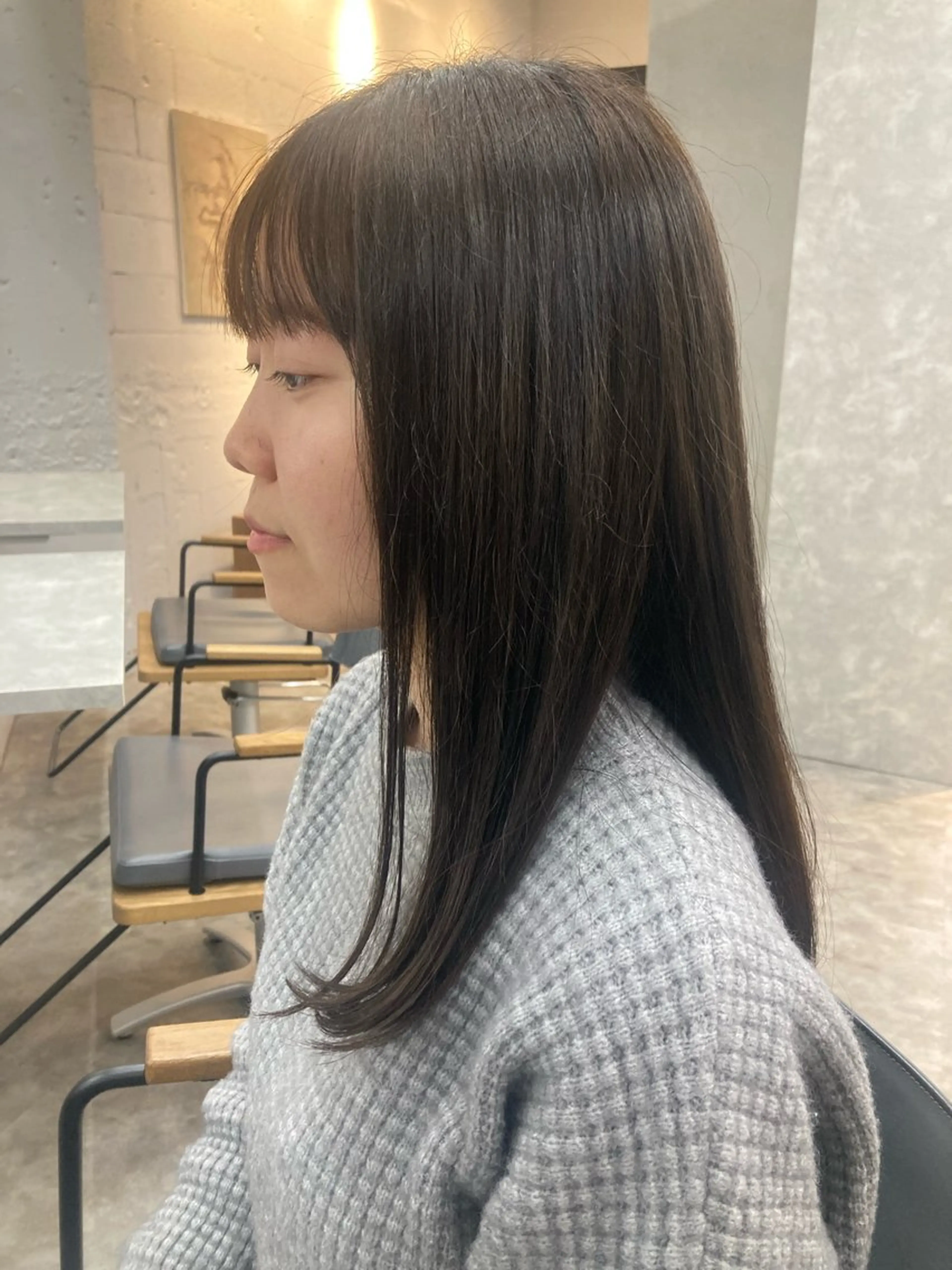 ミディアム 久貝 莉子のヘアスタイル