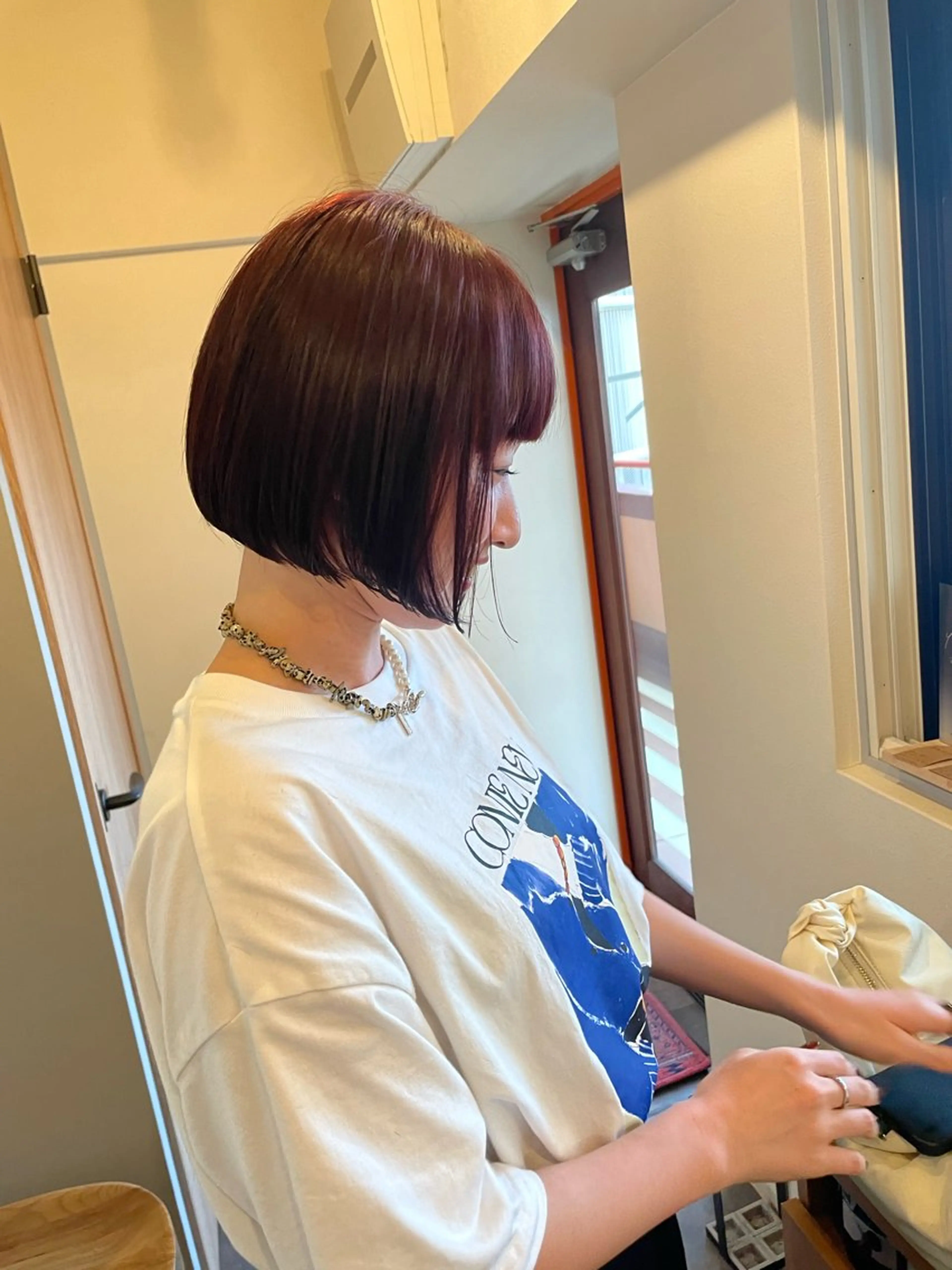 ミディアム カラー カット ヘアカラー 鎌田卓也/髪質改善 /透明感カラーのヘアスタイル