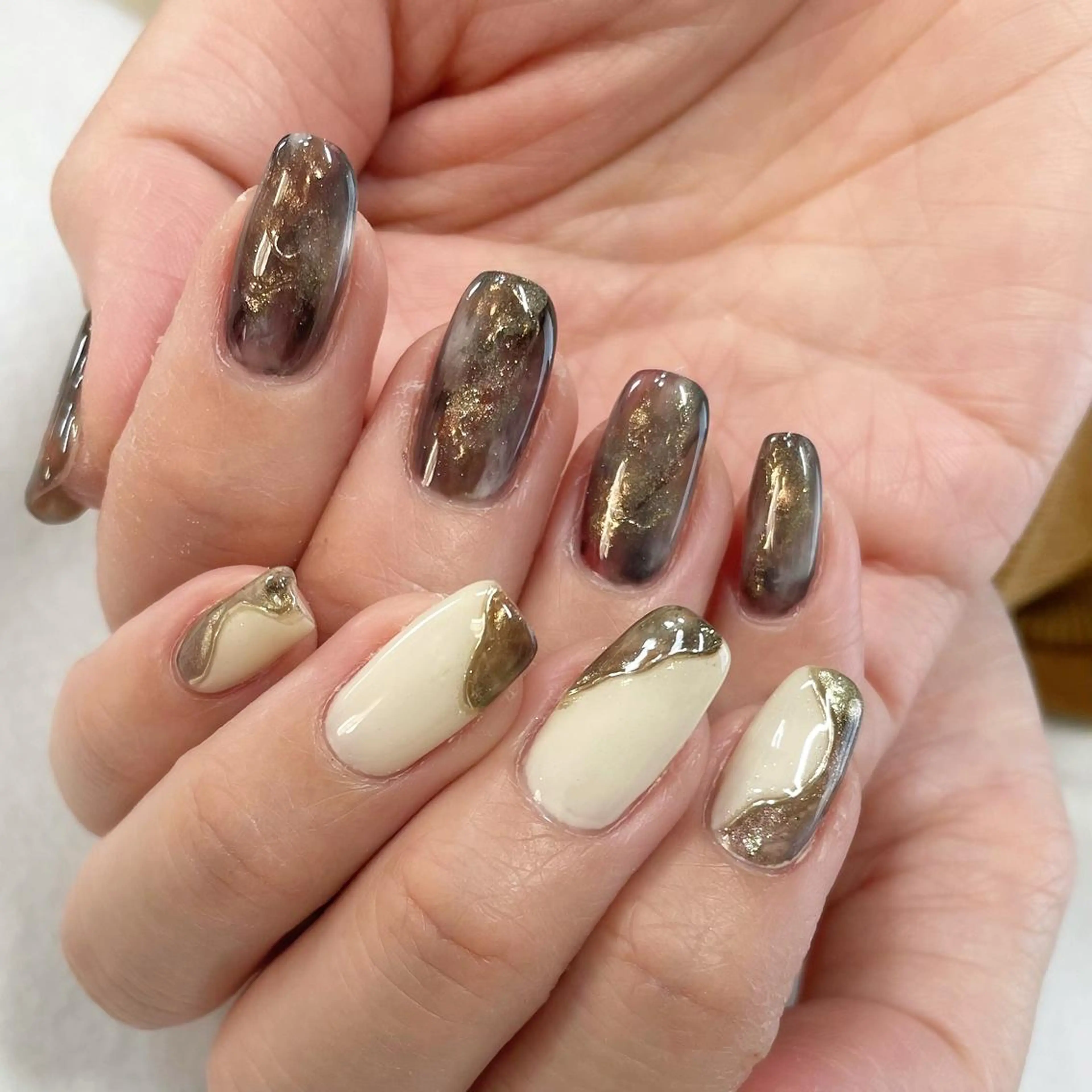 ネイル ジェルネイル 東 千夏のネイルデザイン