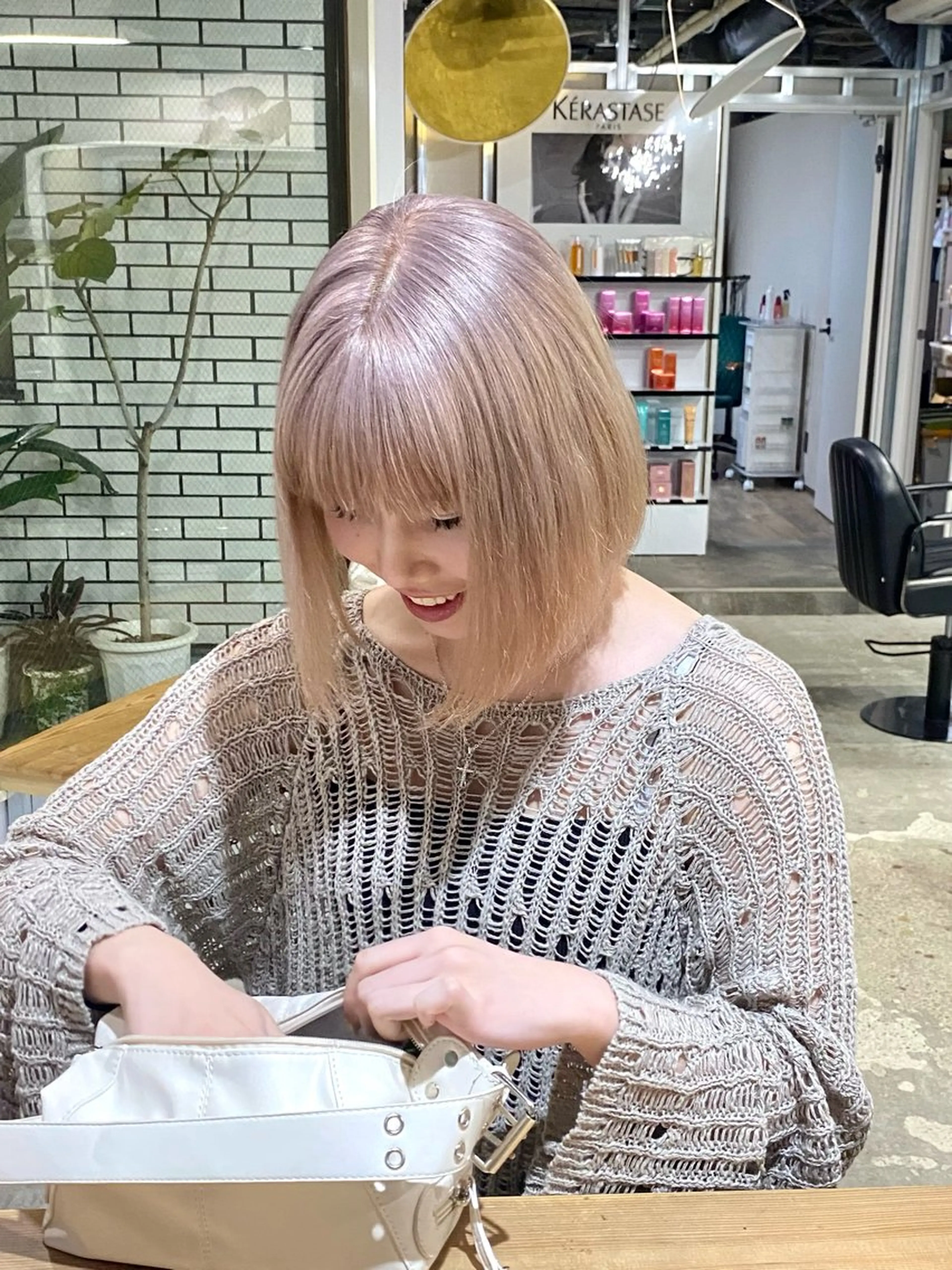 ミディアム ヘアカラー EDeN Reaのヘアスタイル