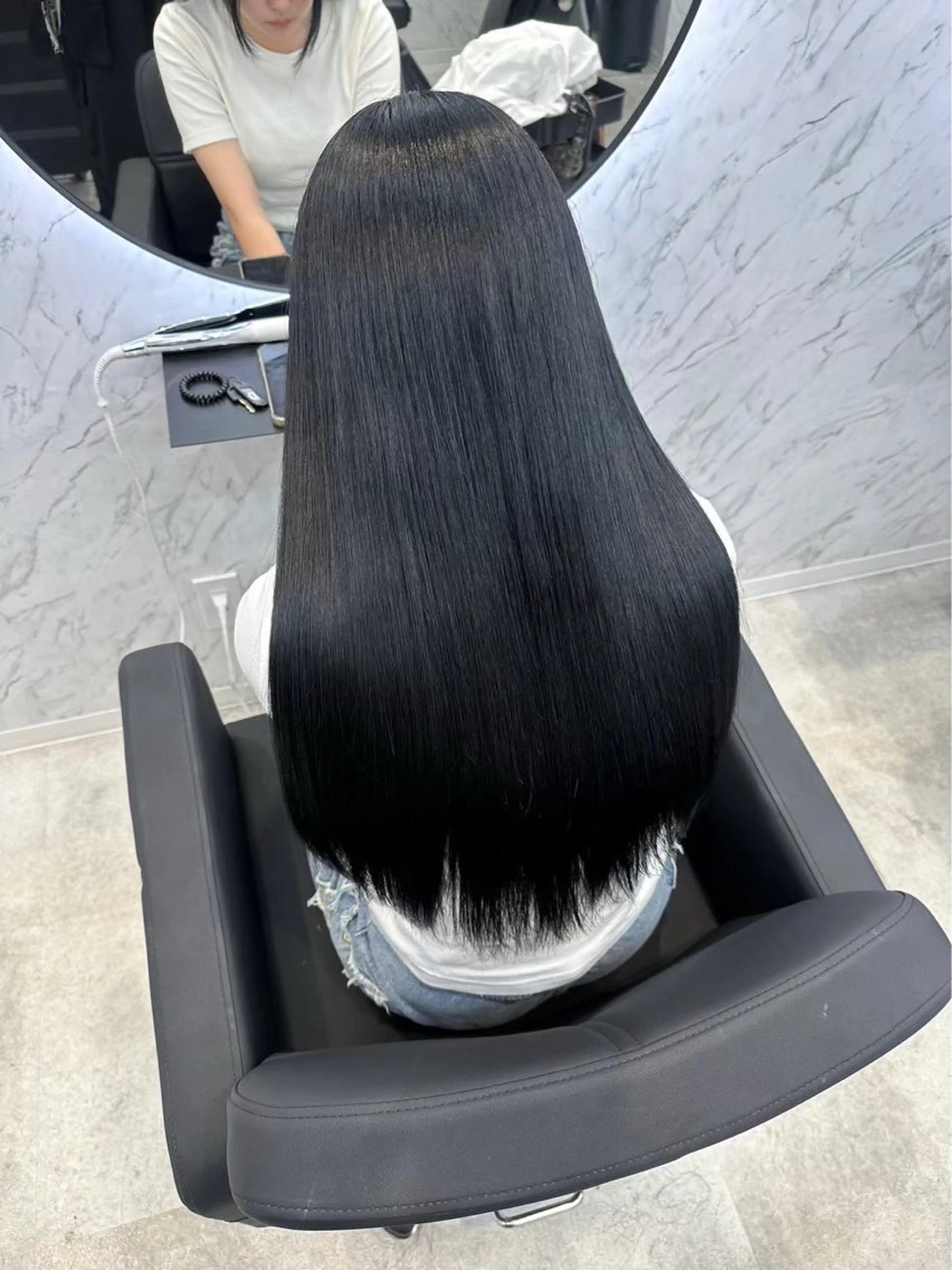 ロング カット hair salon dot.mooda所属・레온⋆✦ Leon 透明感✨️Colorのヘアスタイル