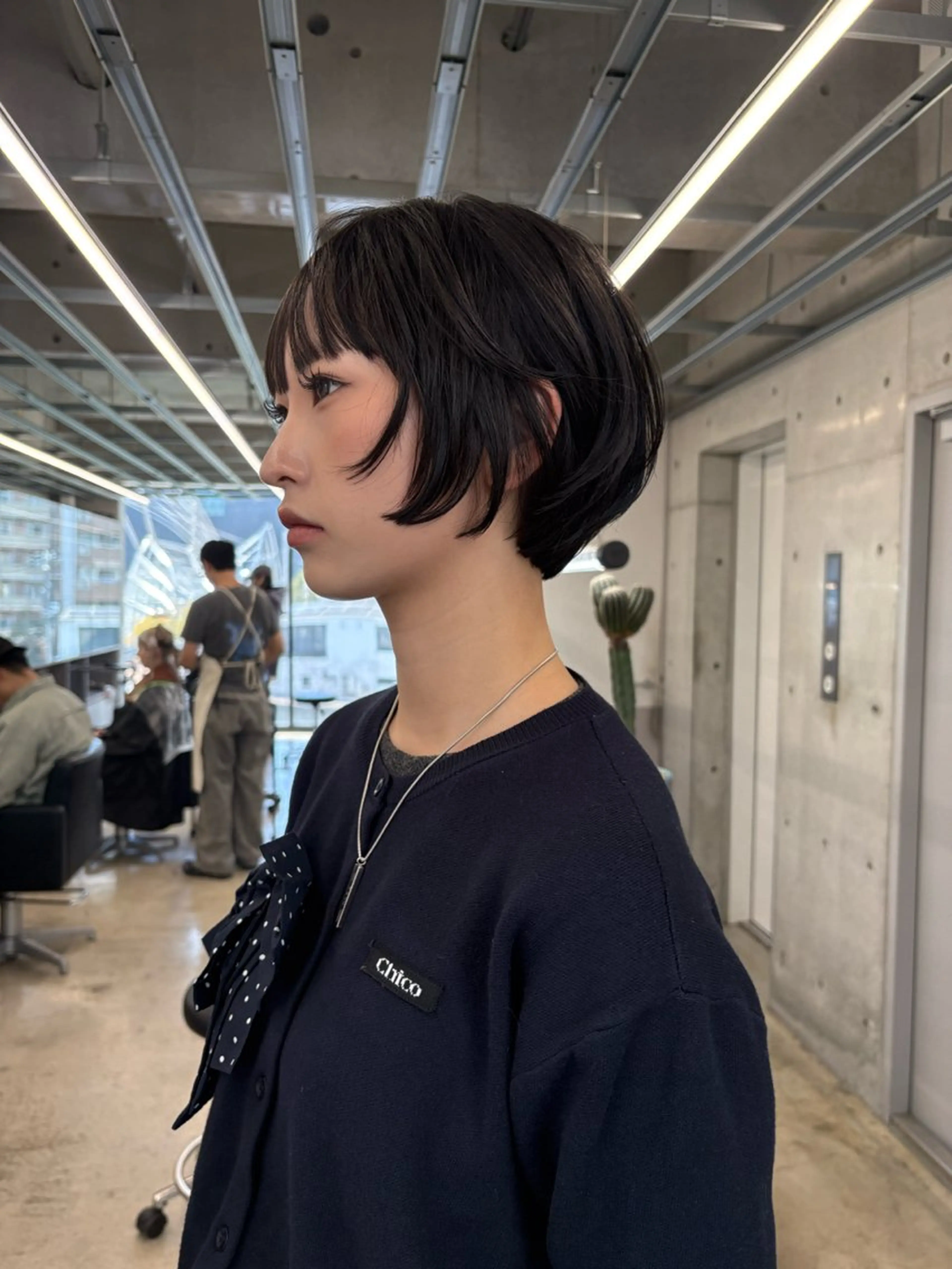 ショート フジイ トワのヘアスタイル