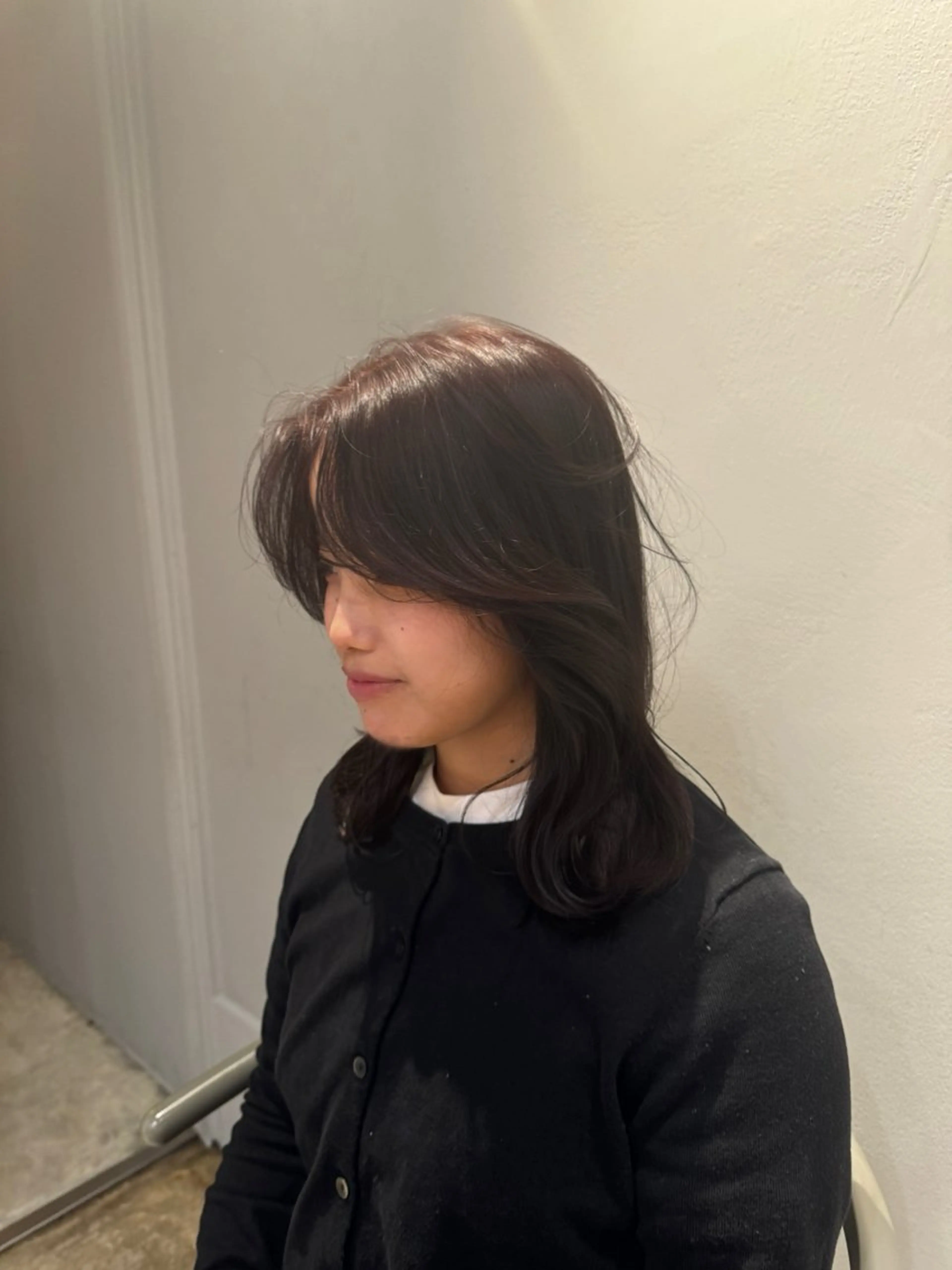 ミディアム ヘアカラー 💖ケアカラー💖 assistant愛のヘアスタイル