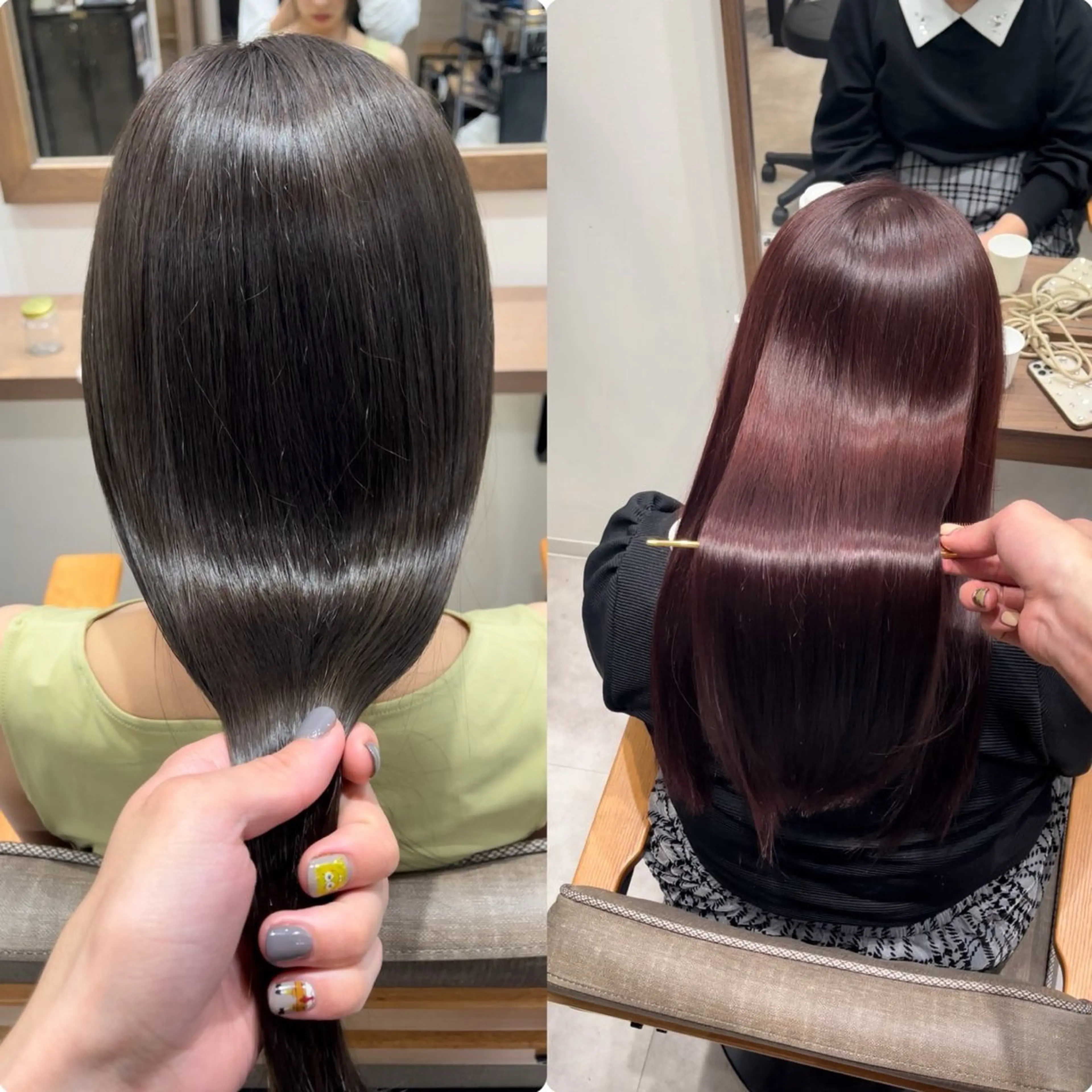 ロング カラー カット ヘアカラー トリートメント 朝5分でキマる艶髪 ／ヤマダのヘアスタイル