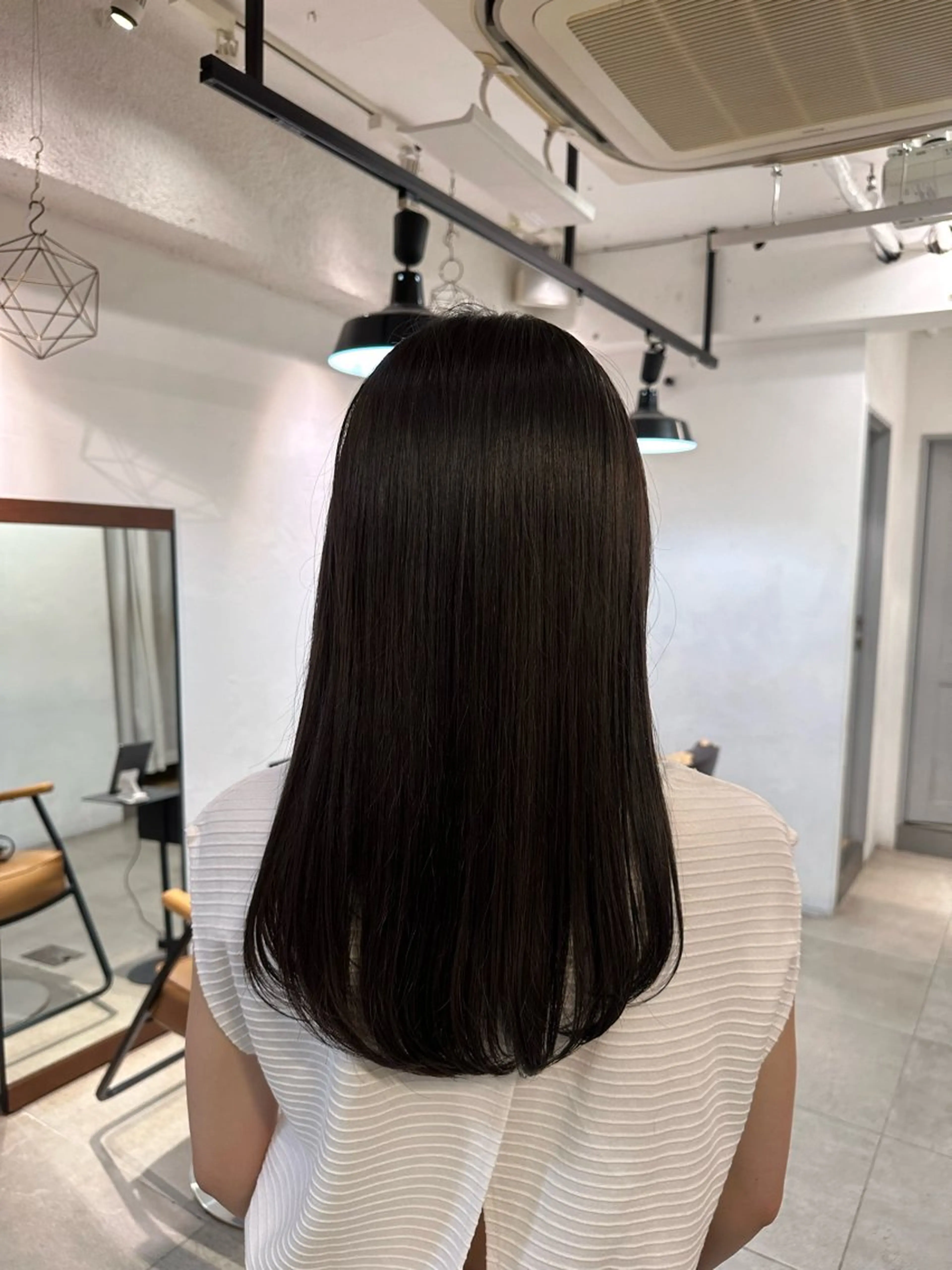 セミロング カラー ヘアカラー トリートメント Lomalia Rukaのヘアスタイル