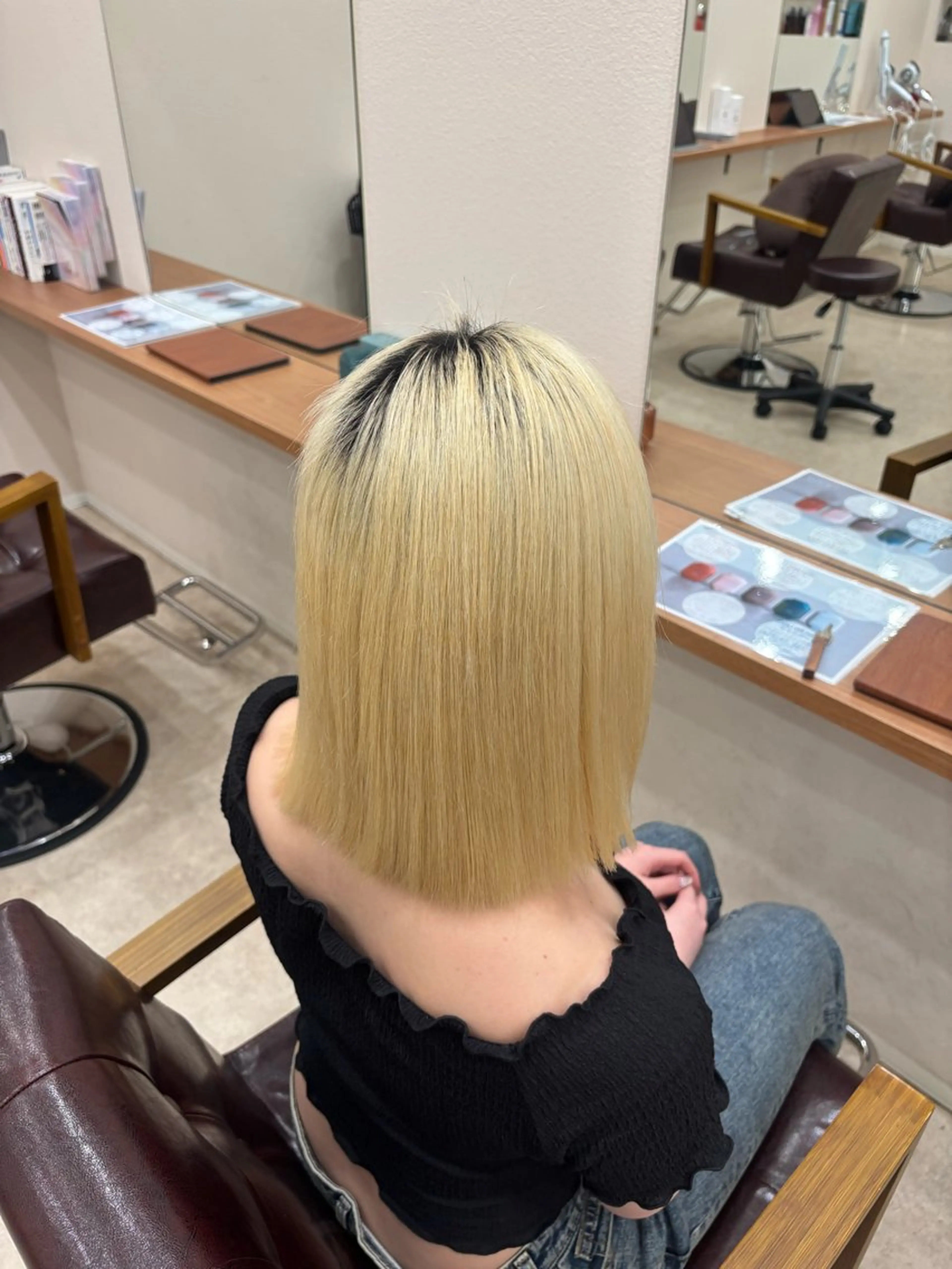 ミディアム トリートメント トリートメント ナナホ/艶カラー🍀 /ヘッドスパ🫧のヘアスタイル