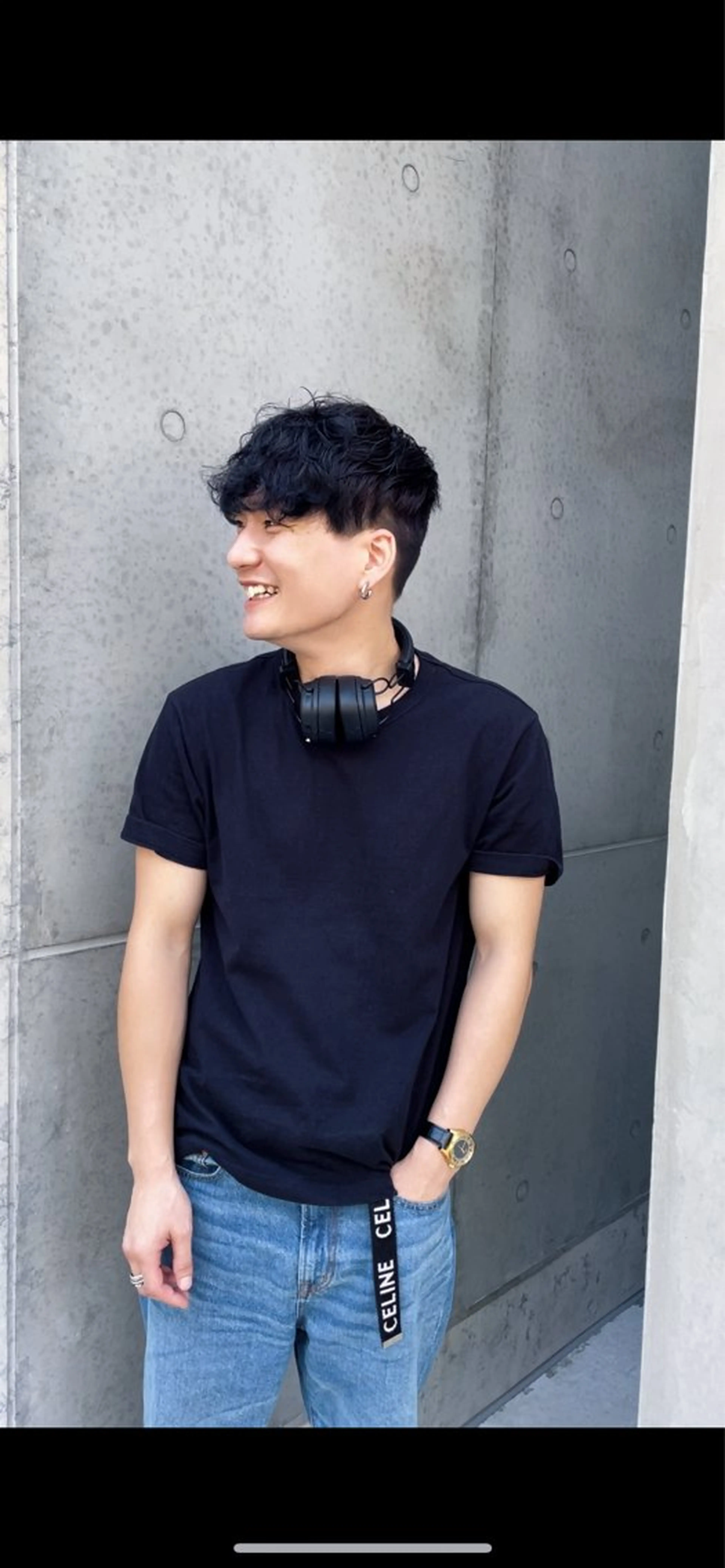 ショート パーマ メンズ メンズ特化/お任せ可 矢場町/モモコ🍑のヘアスタイル