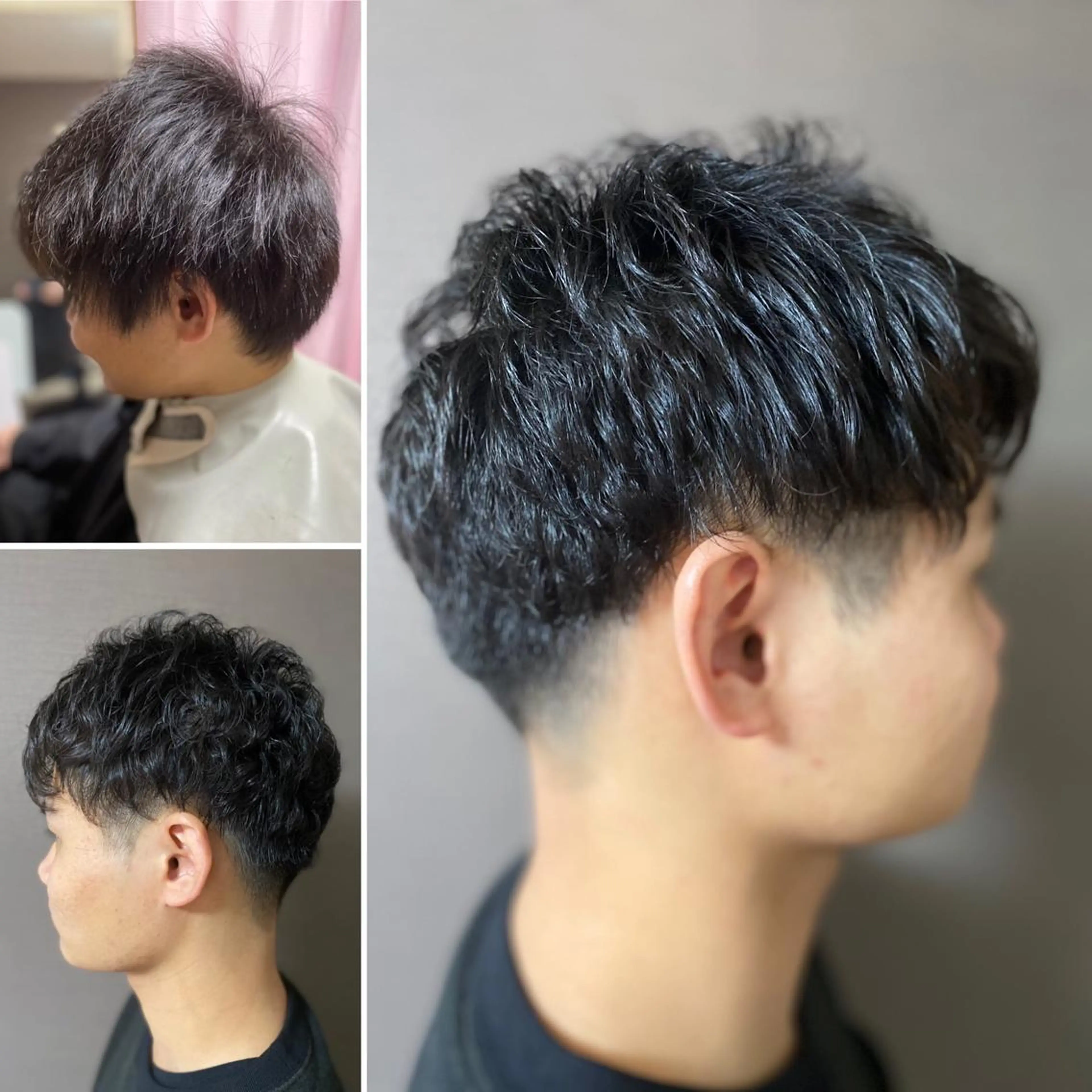 パーマ メンズ ゴトウ エイイチのヘアスタイル
