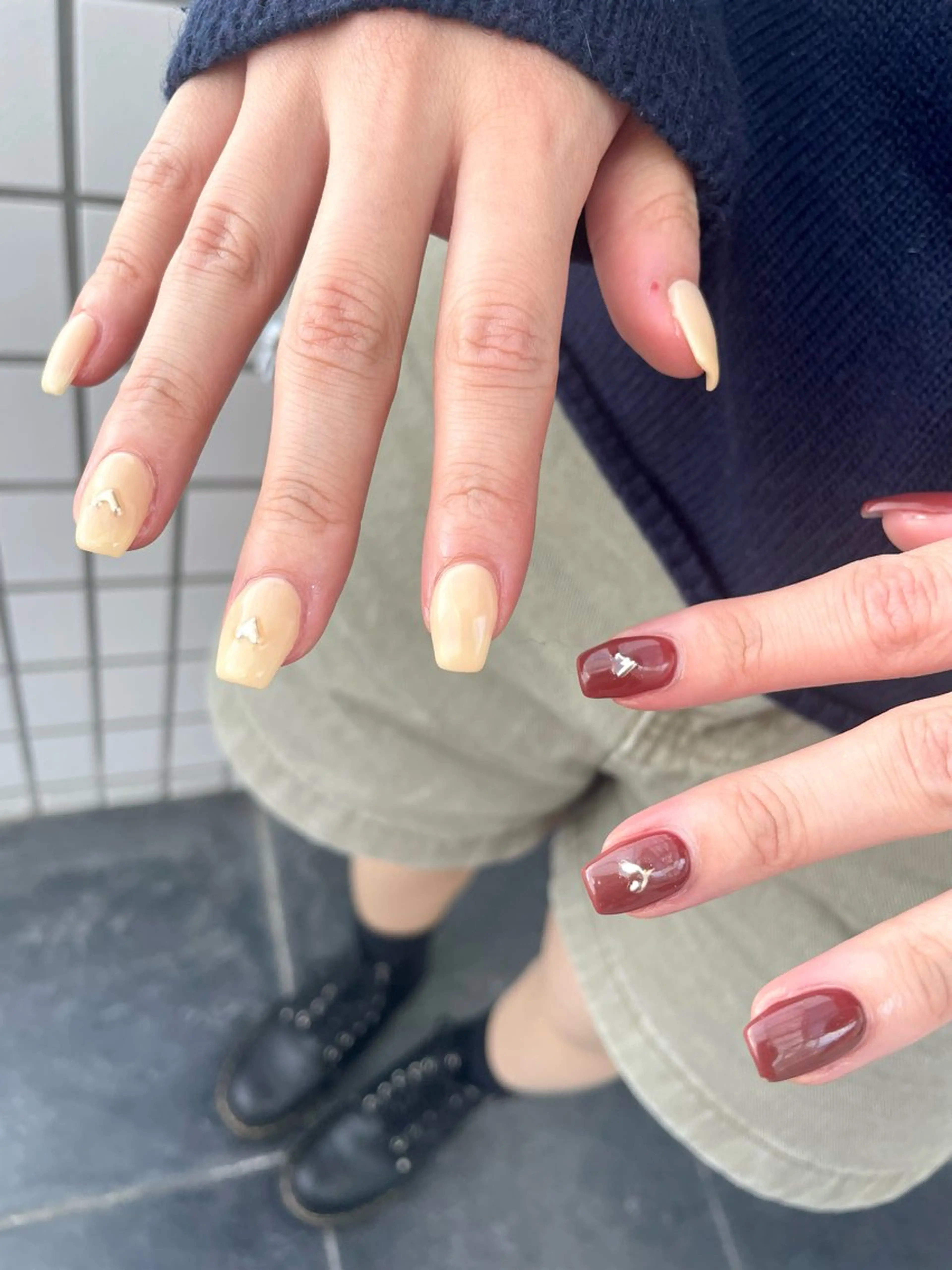 ネイル ハンドネイル Nail ヌシん家 AKANEのネイルデザイン