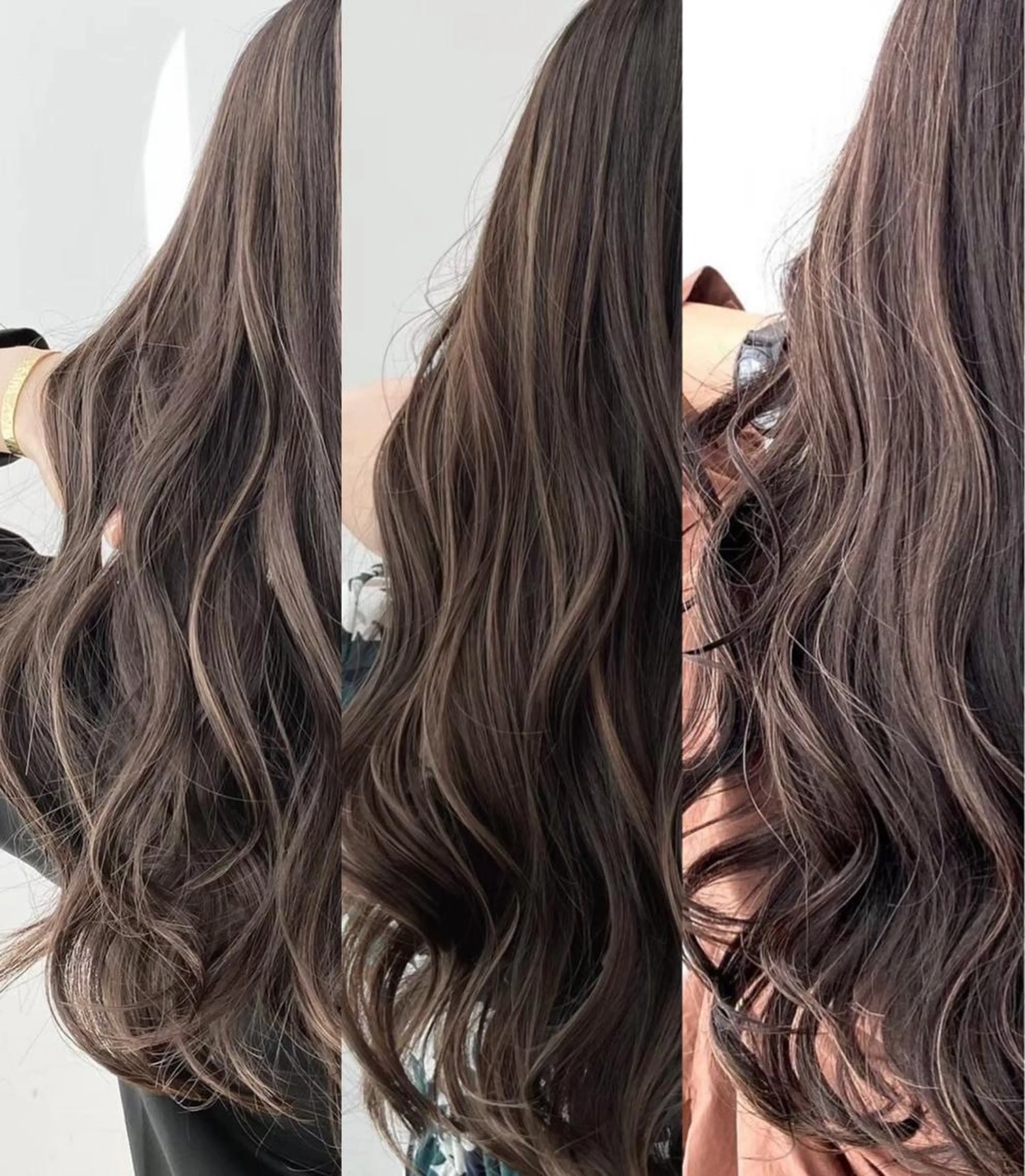 全体カット＋派手になりすぎないハイライト✨お仕事柄派手な髪色にできない方などおすすめです❣️【ホイル10枚】の写真