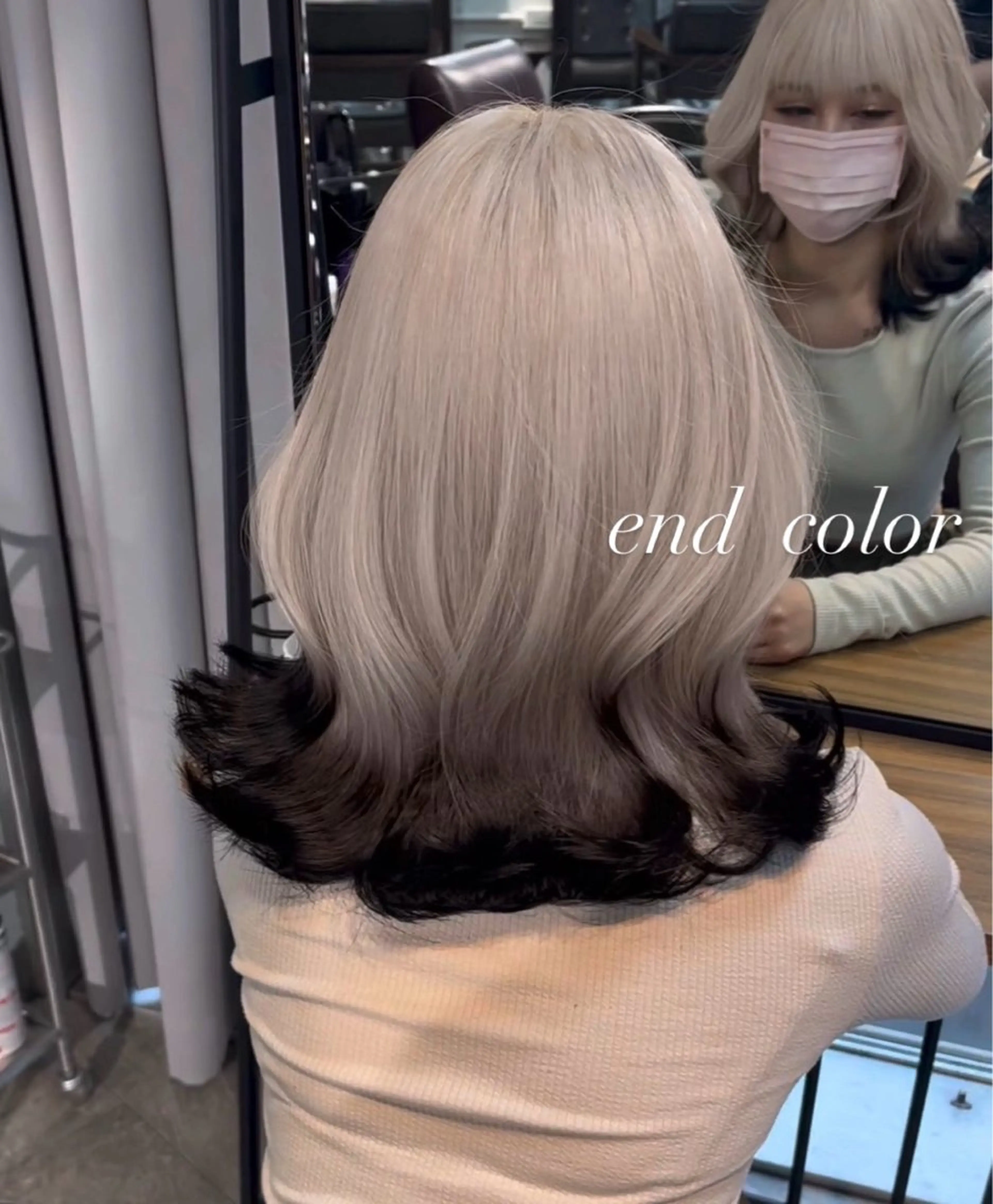 ミディアム カラー カット ヘアカラー トリートメント ヘアセット 💜ハイトーン💛 マジカルかいちゃんのヘアスタイル