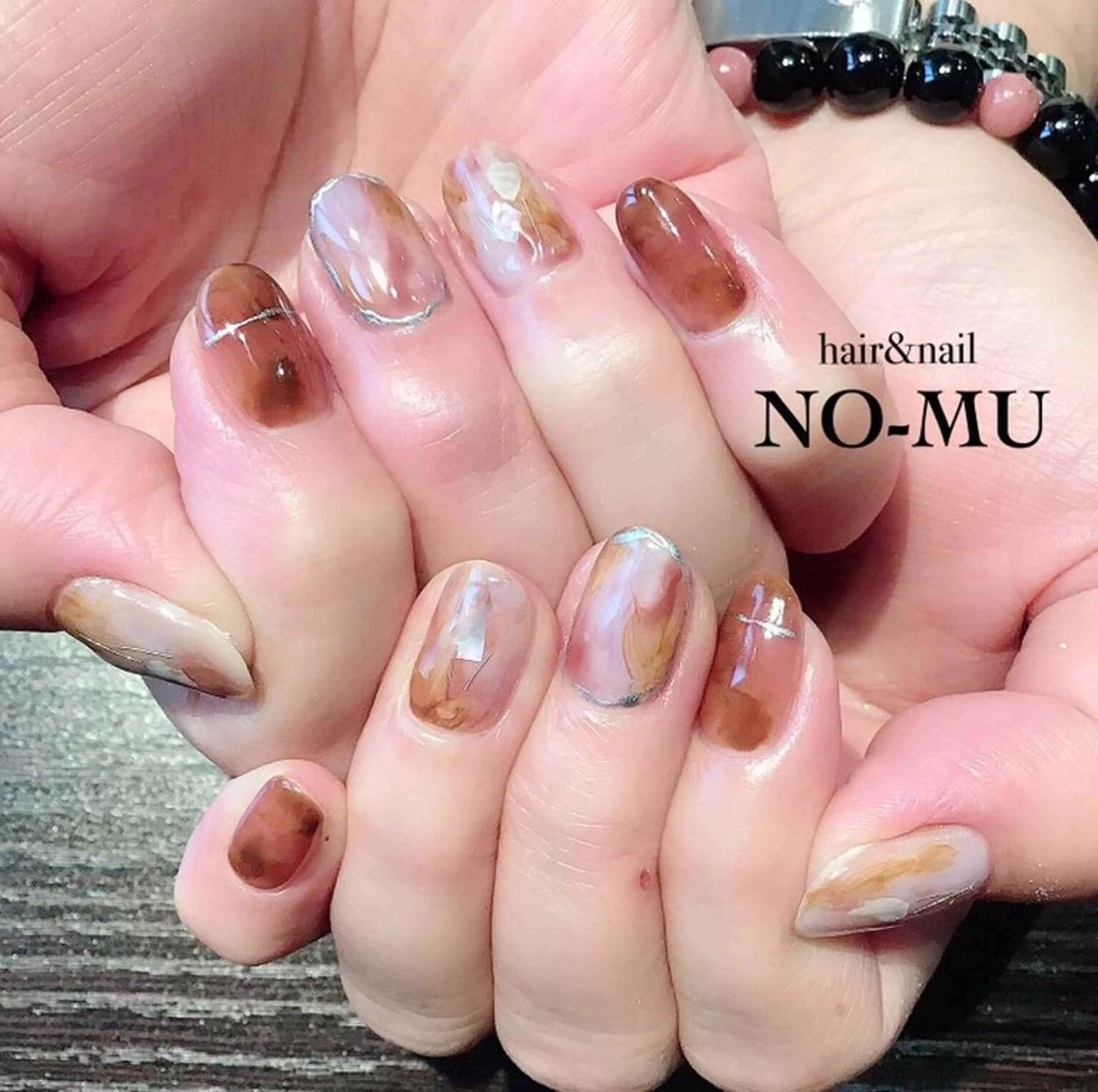 ネイル ニュアンスネイル hair＆nail NO-MU所属・hair＆nail NO-MUのネイルデザイン