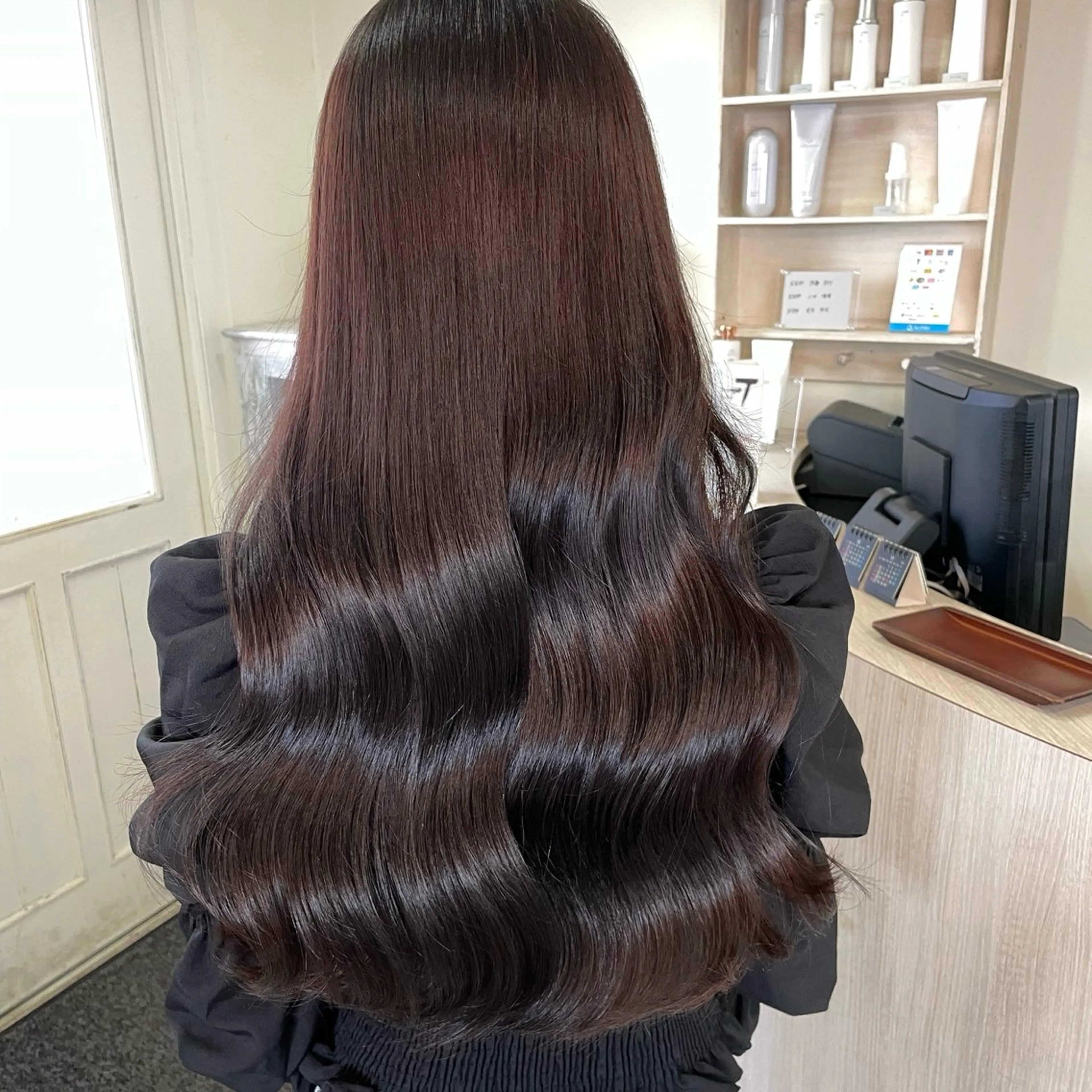 ロング カット ヘアカラー トリートメント 【髪質改善】 Wakanaのヘアスタイル