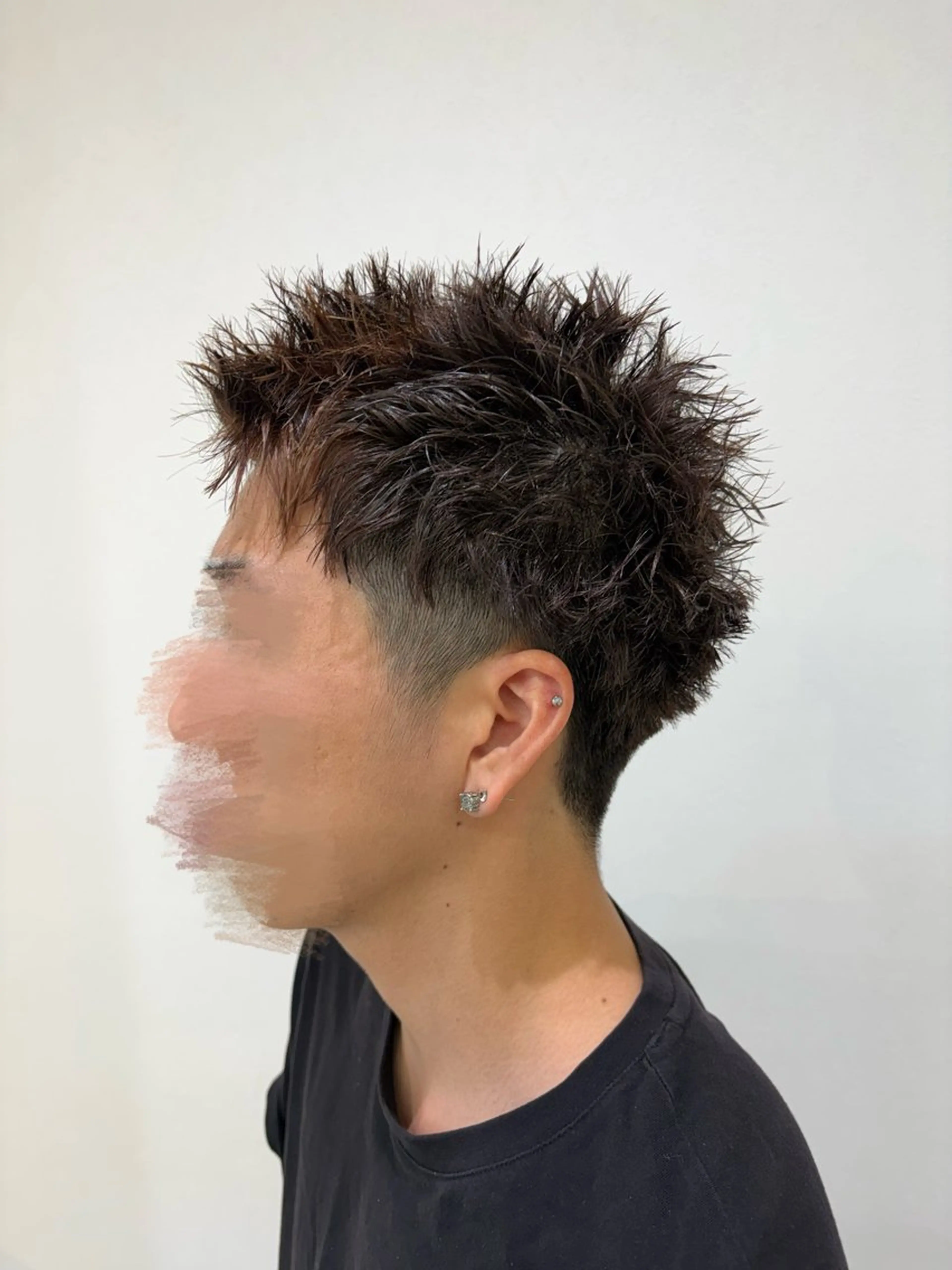 パーマ メンズ ビジネス メンズパーマ スペインカール 波巻きパーマ ニュアンスパーマ カット パーマ メンズパーマ/ スパイキー/フェードのヘアスタイル