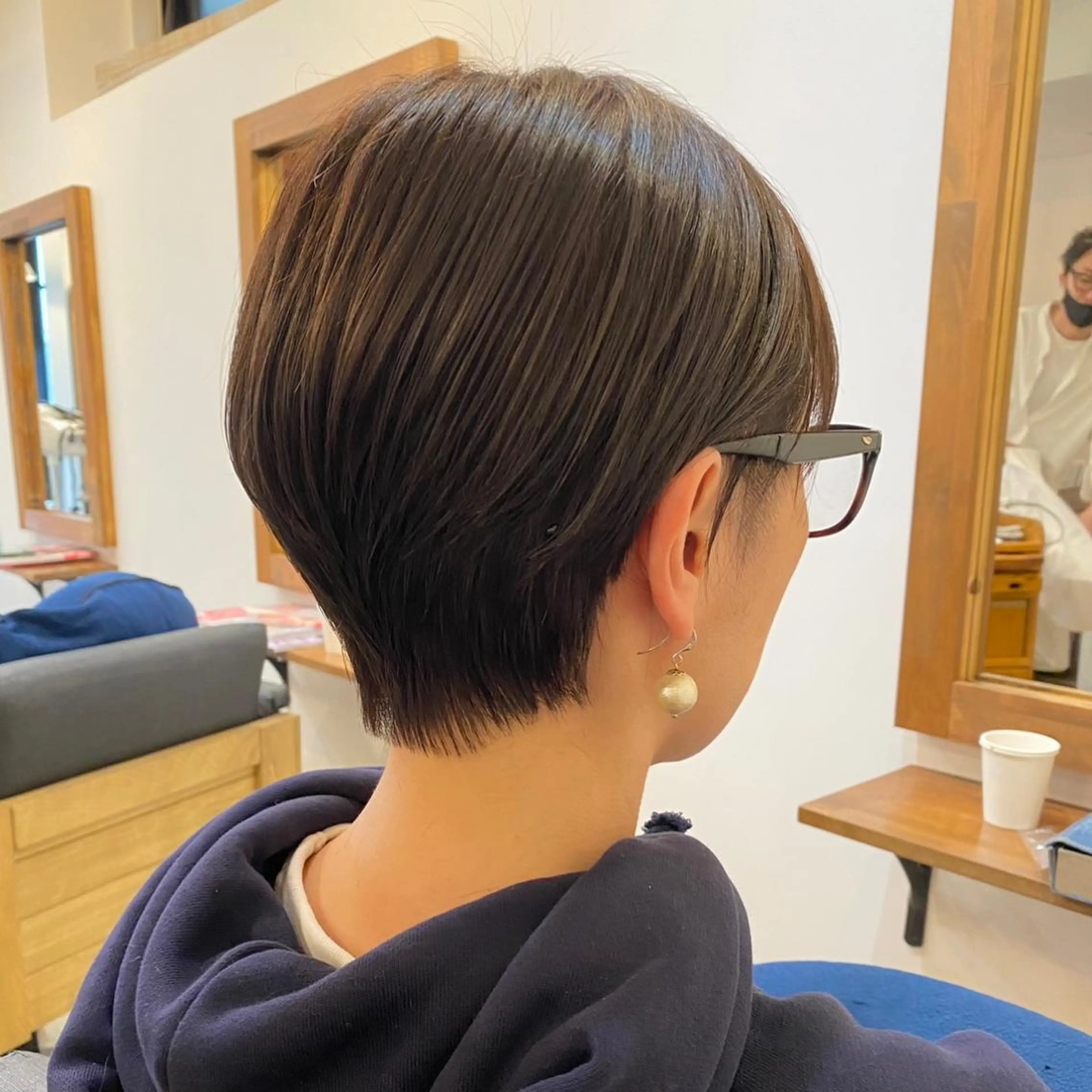 ショート カラー カット ヘアカラー トリートメント 丸岡 美穂のヘアスタイル