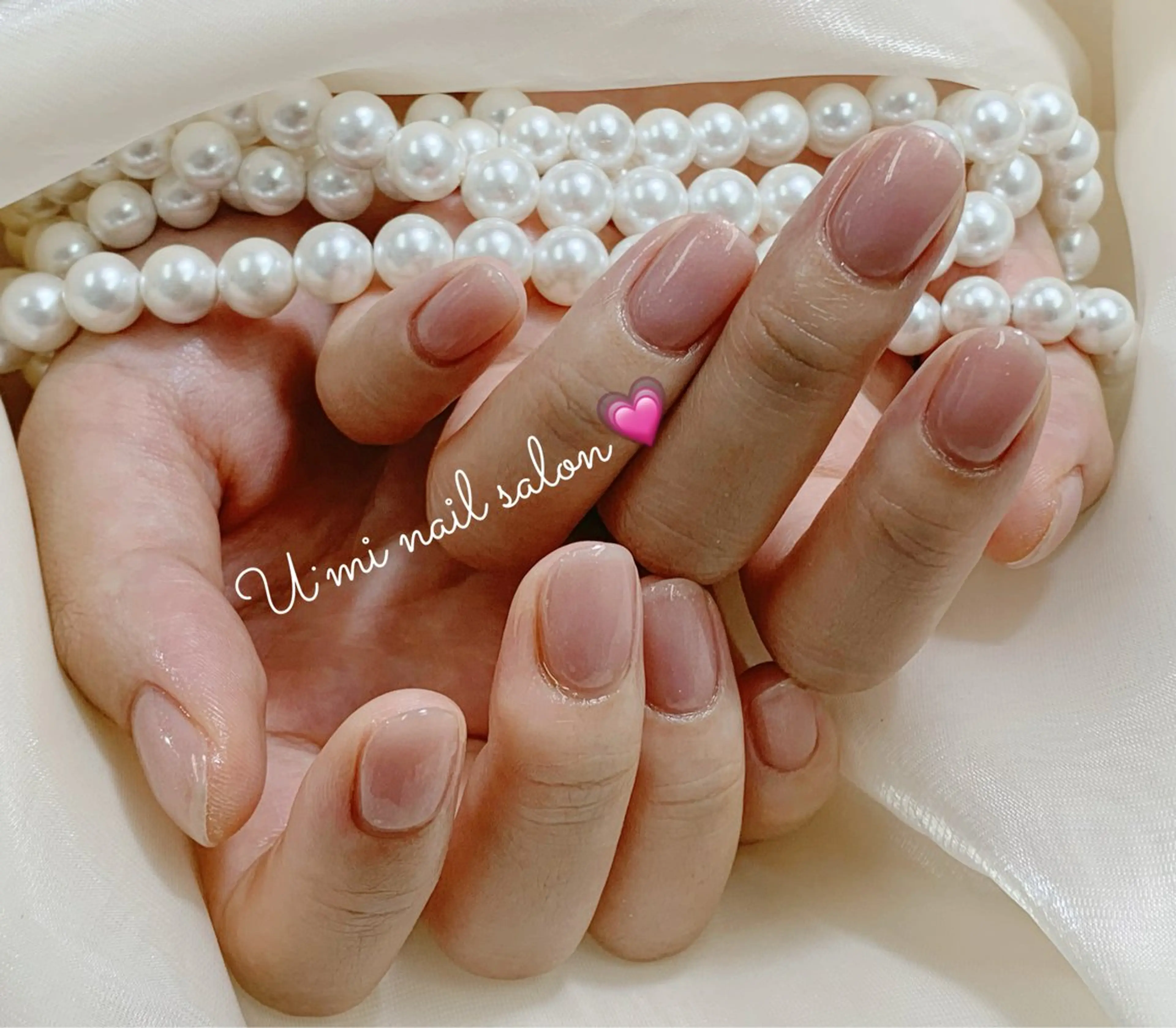 ネイル ワンカラーネイル U·Mi nail salon所属・U·Mi 上野御徒町容のネイルデザイン