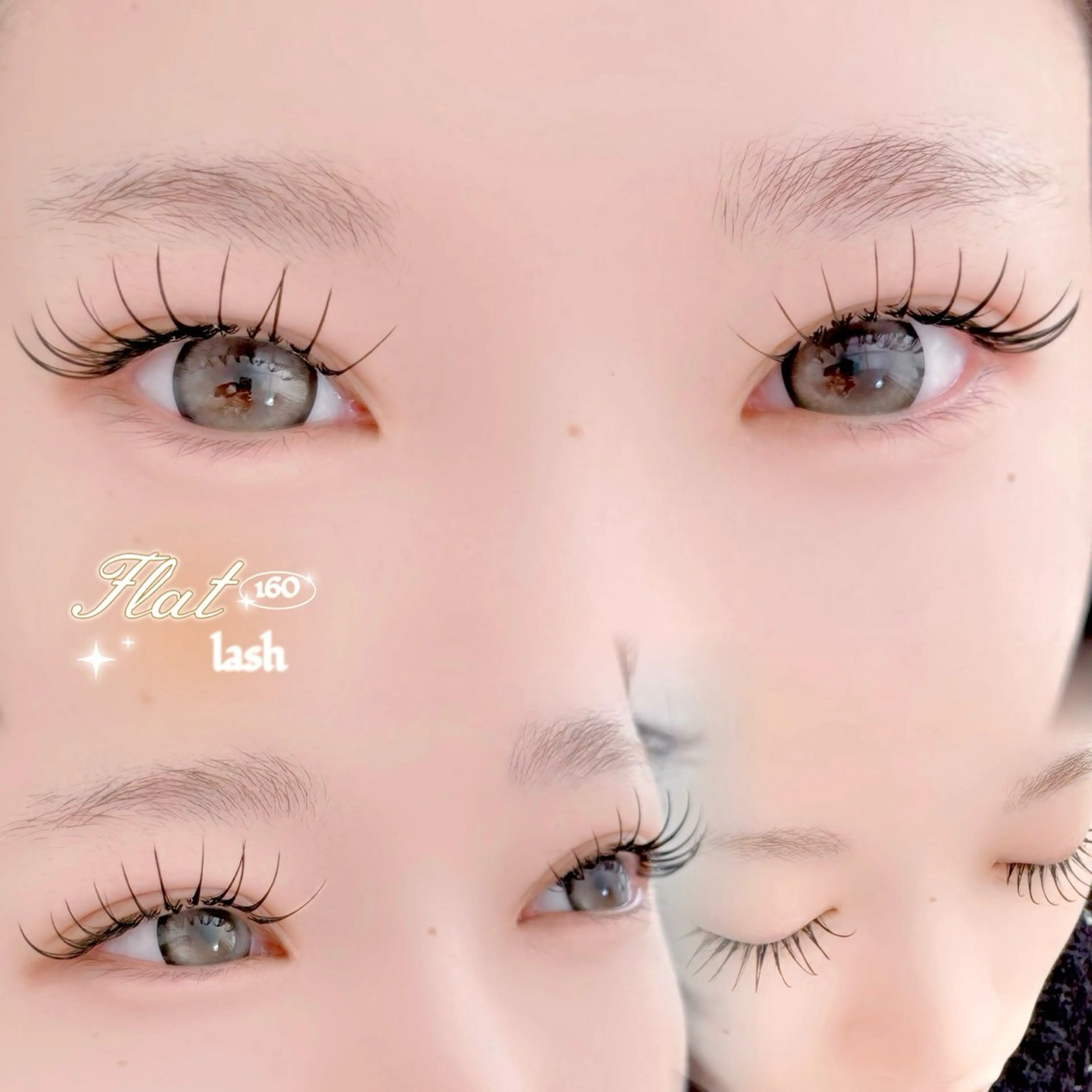 マツエク・マツパ フラットラッシュ マツエク 福山 愛佳のマツエク・マツパデザイン