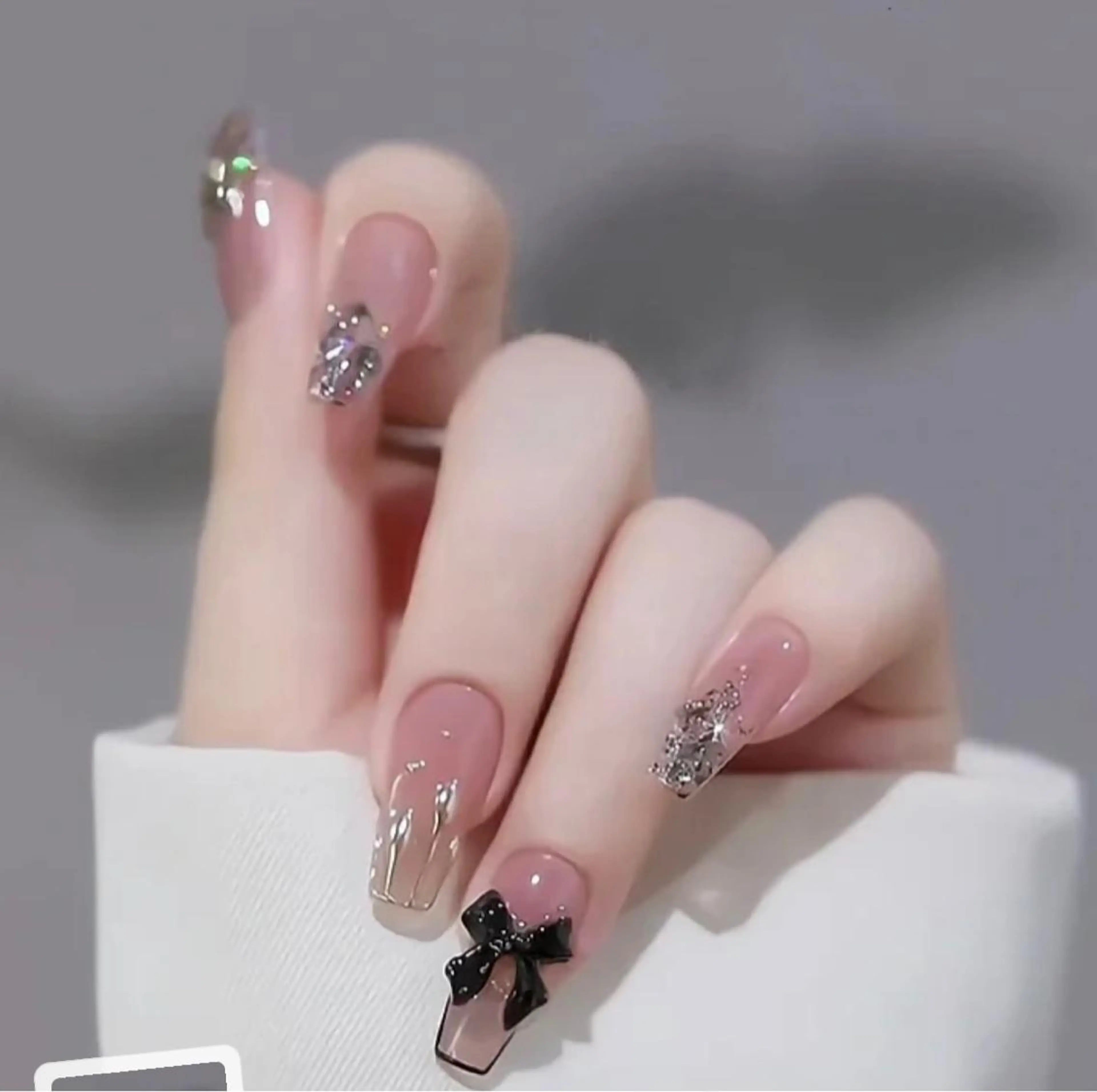 ネイル ハンドネイル M🌷nail 長さだし専門店のネイルデザイン