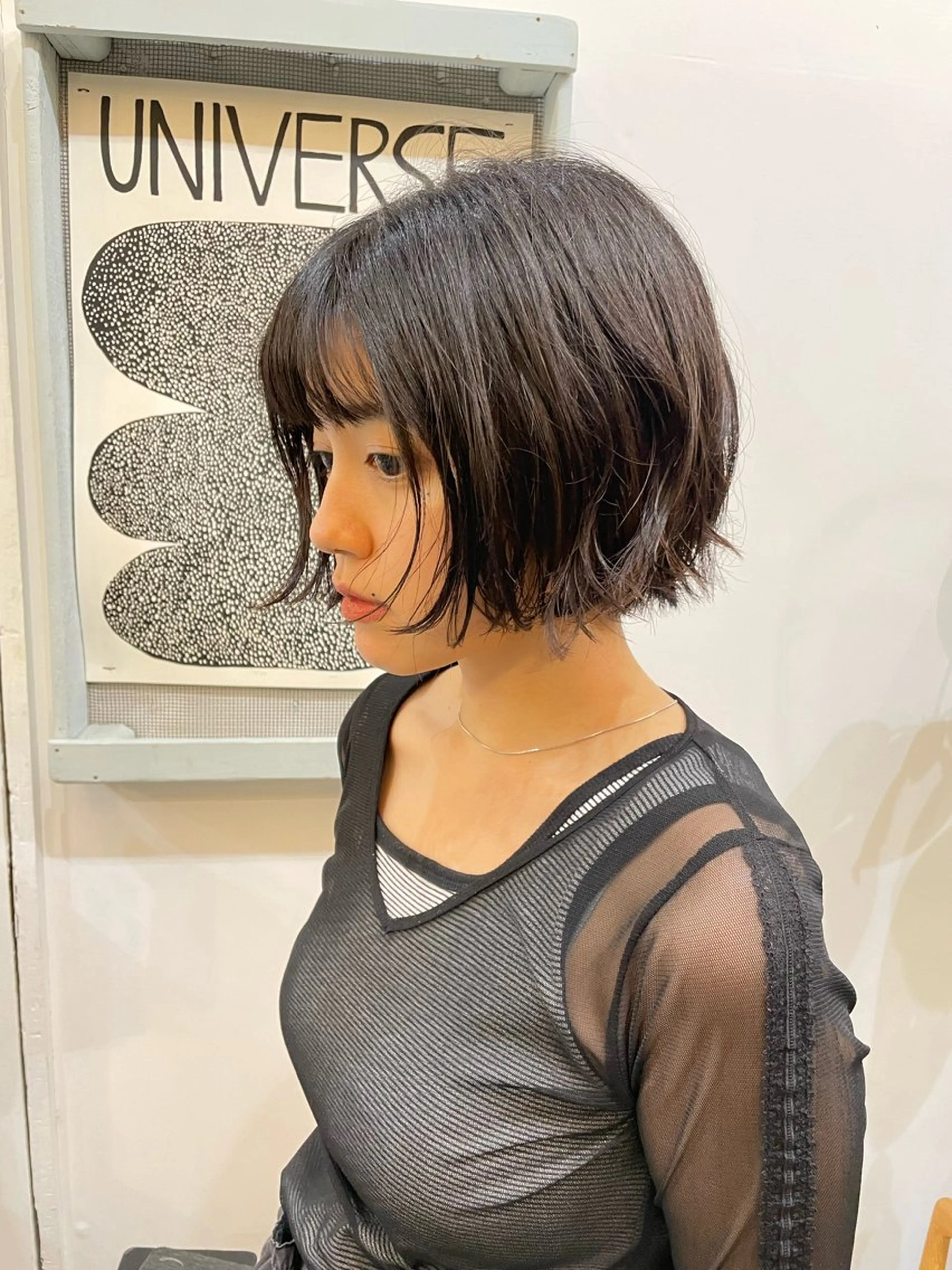 ショート パーマ 金尾 凜のヘアスタイル