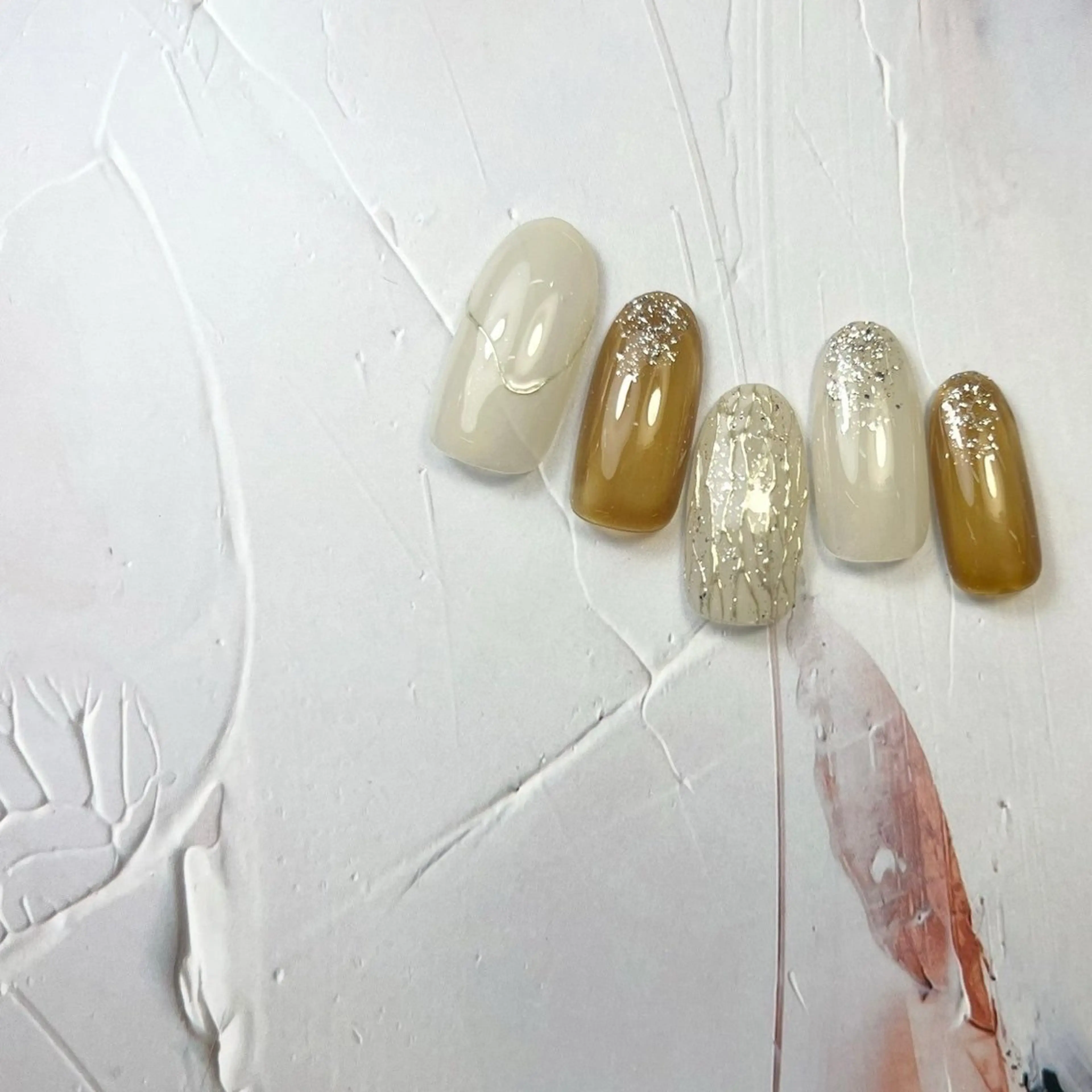 ネイル ⭐︎休業中の練習⭐︎ JNA認定講師髙橋のネイルデザイン