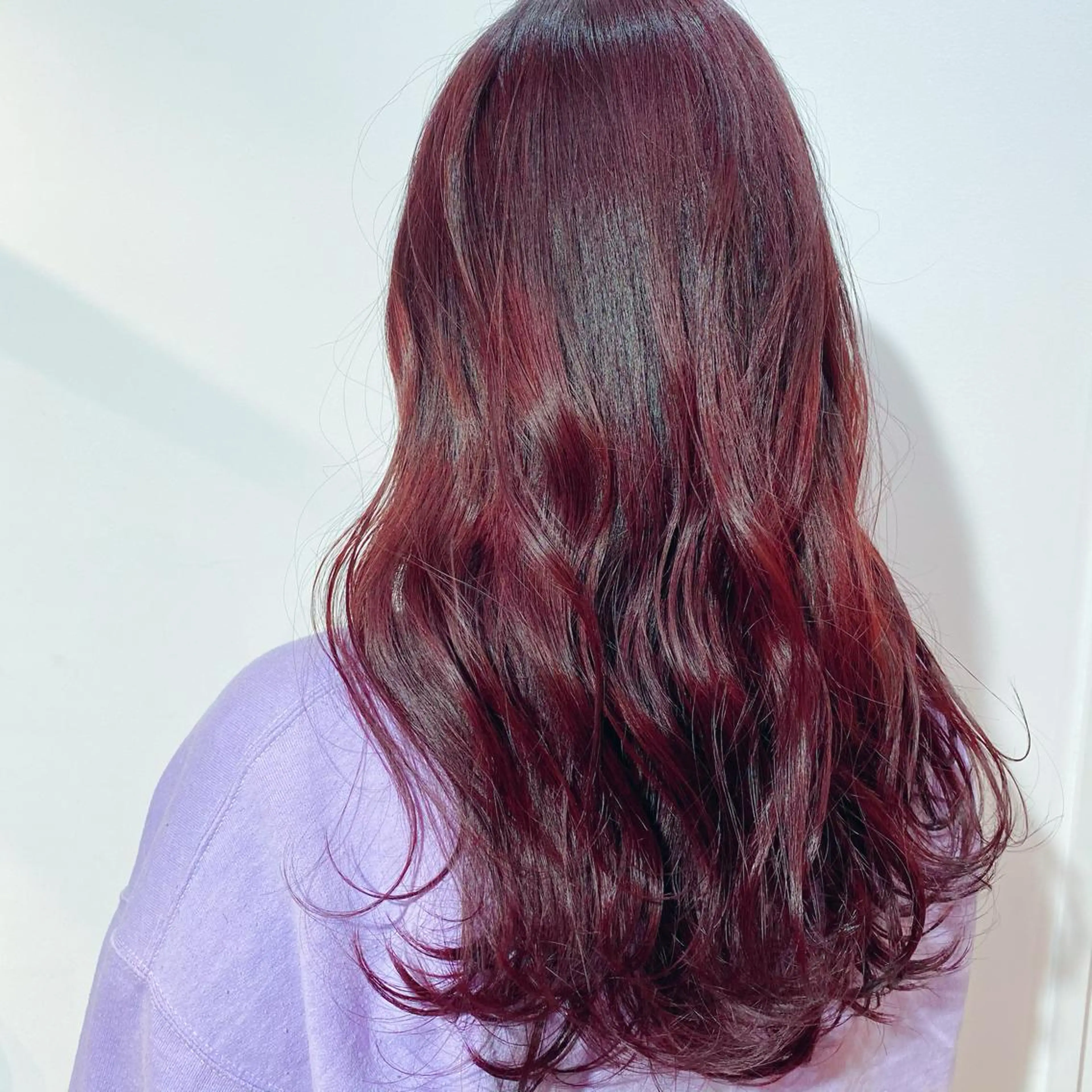 ロング カラー 新宿/韓国風レイヤー 髪質改善/渋谷直樹のヘアスタイル