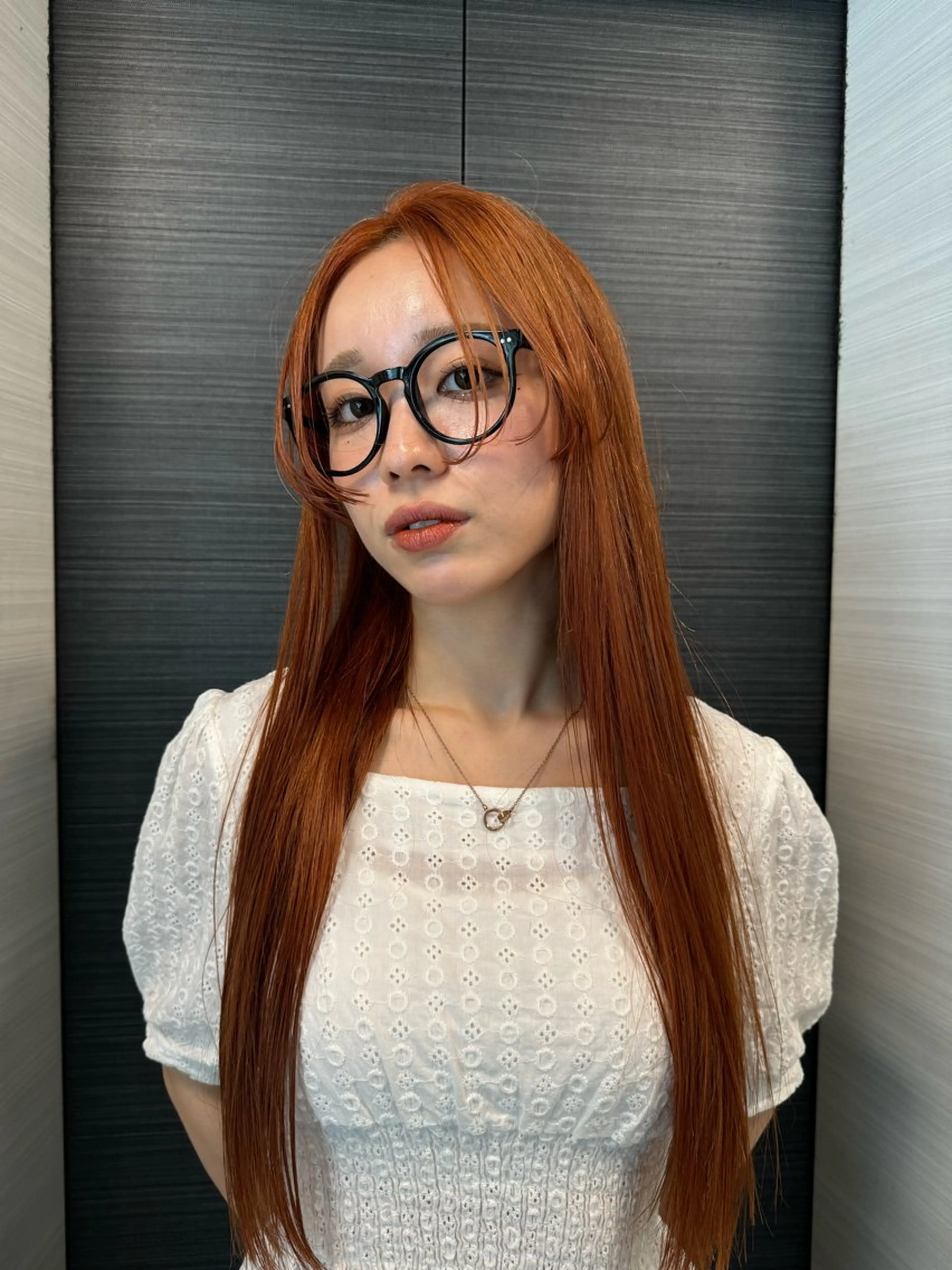 ロング カラー カット ヘアカラー トリートメント ヘアセット designcolo r/似合わせNOKAのヘアスタイル